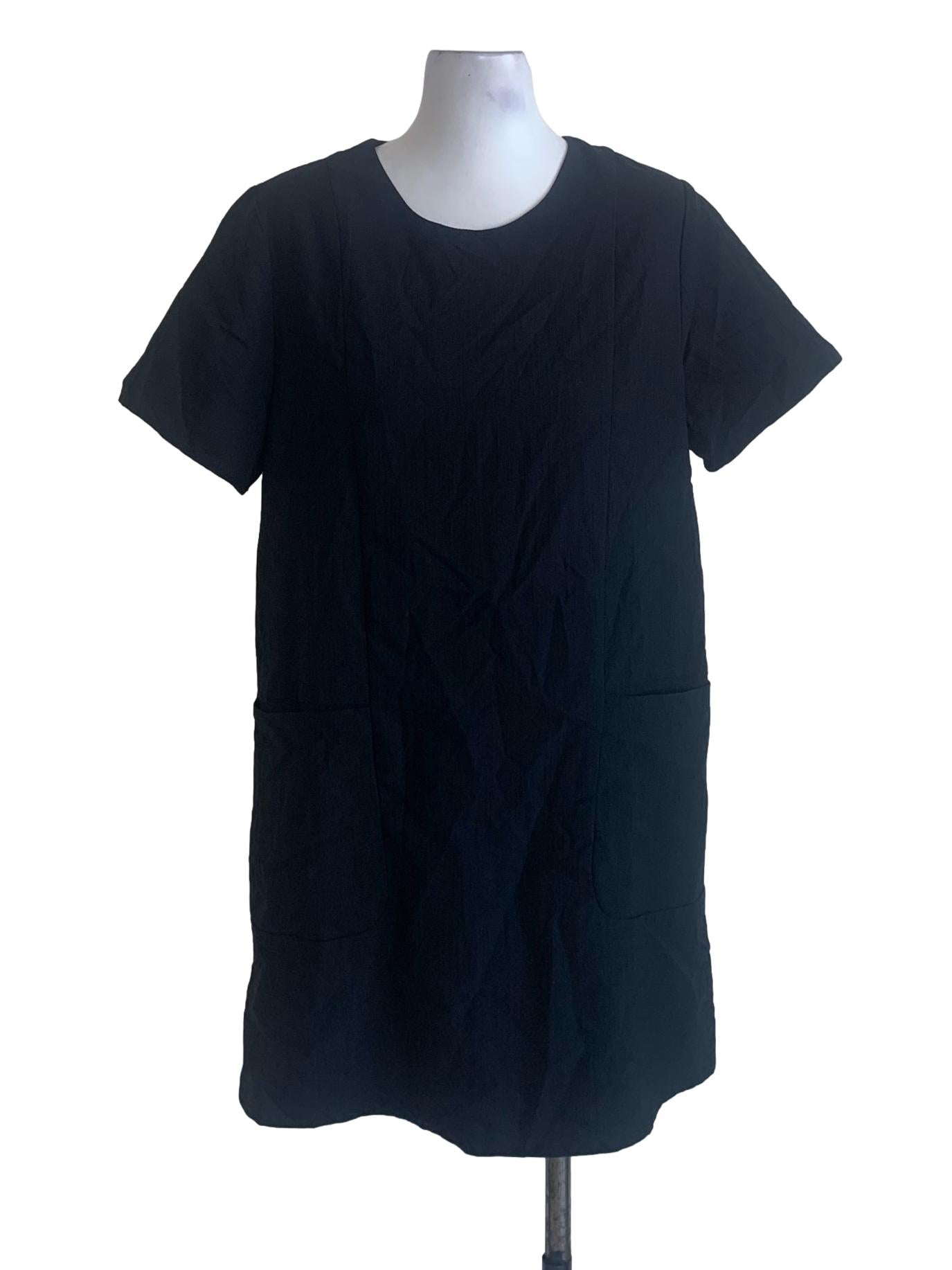 Black Round Neck Dress