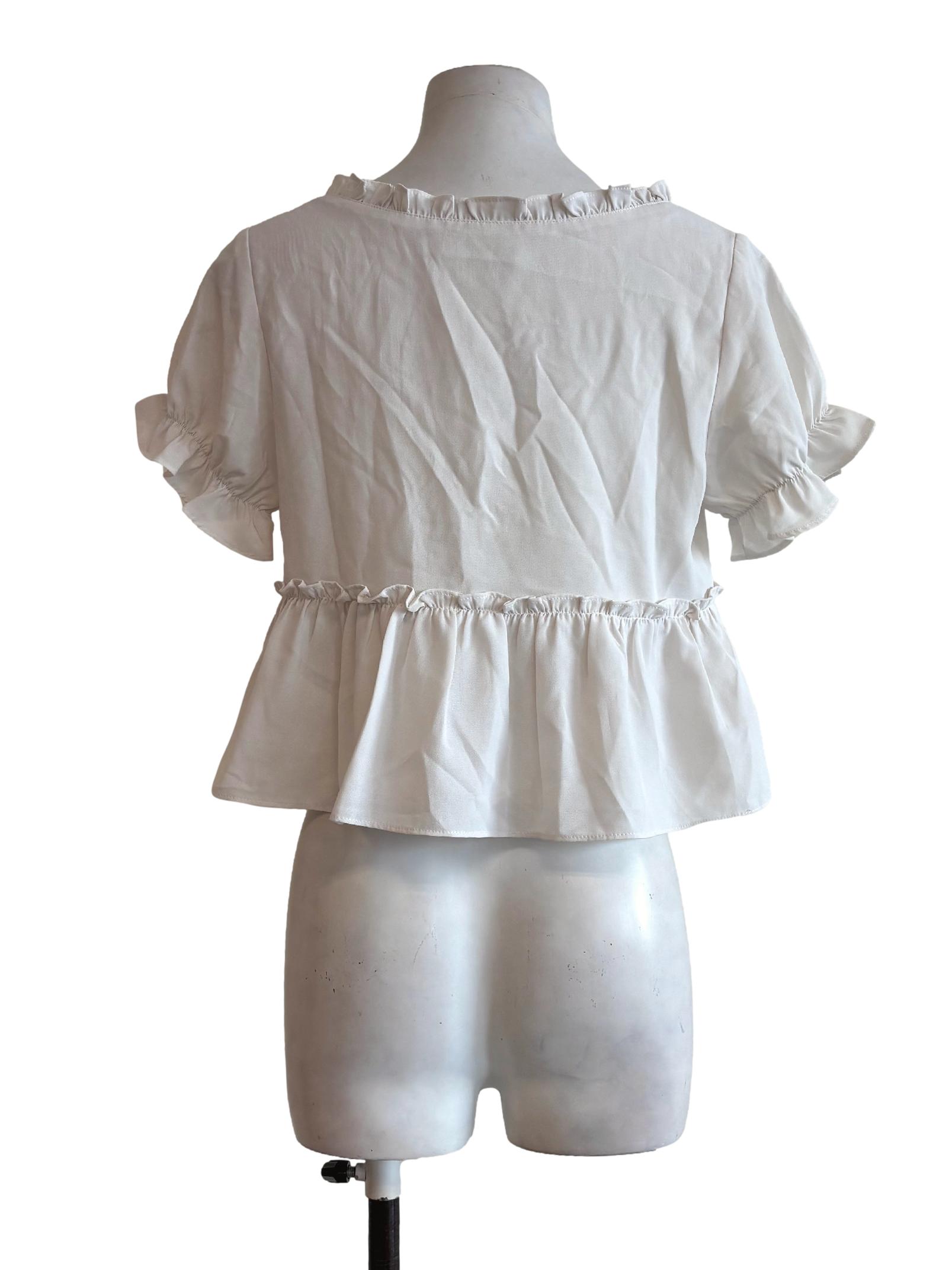 Powder White Doll Top