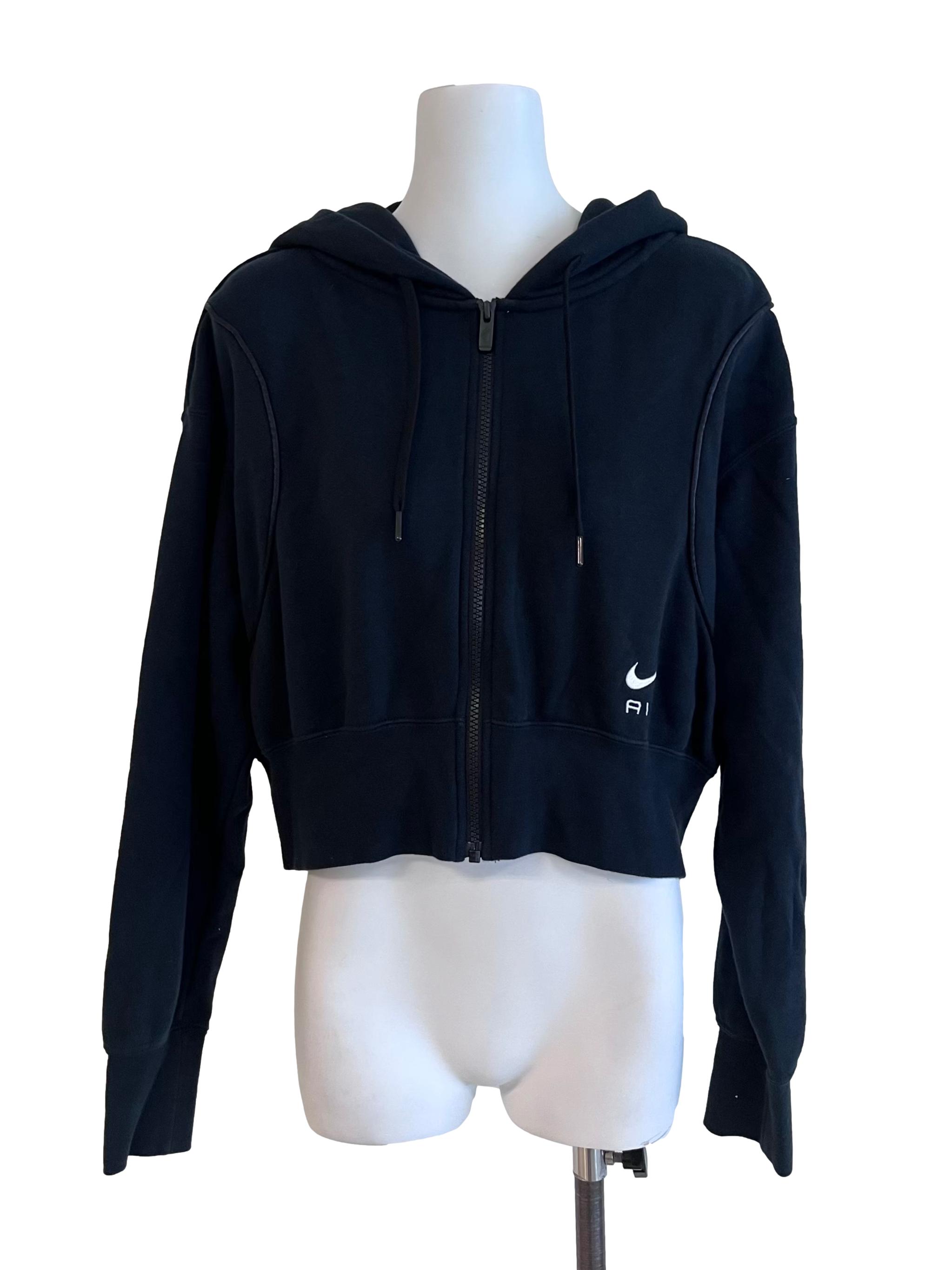 Onyx Black Zipped Hoodie