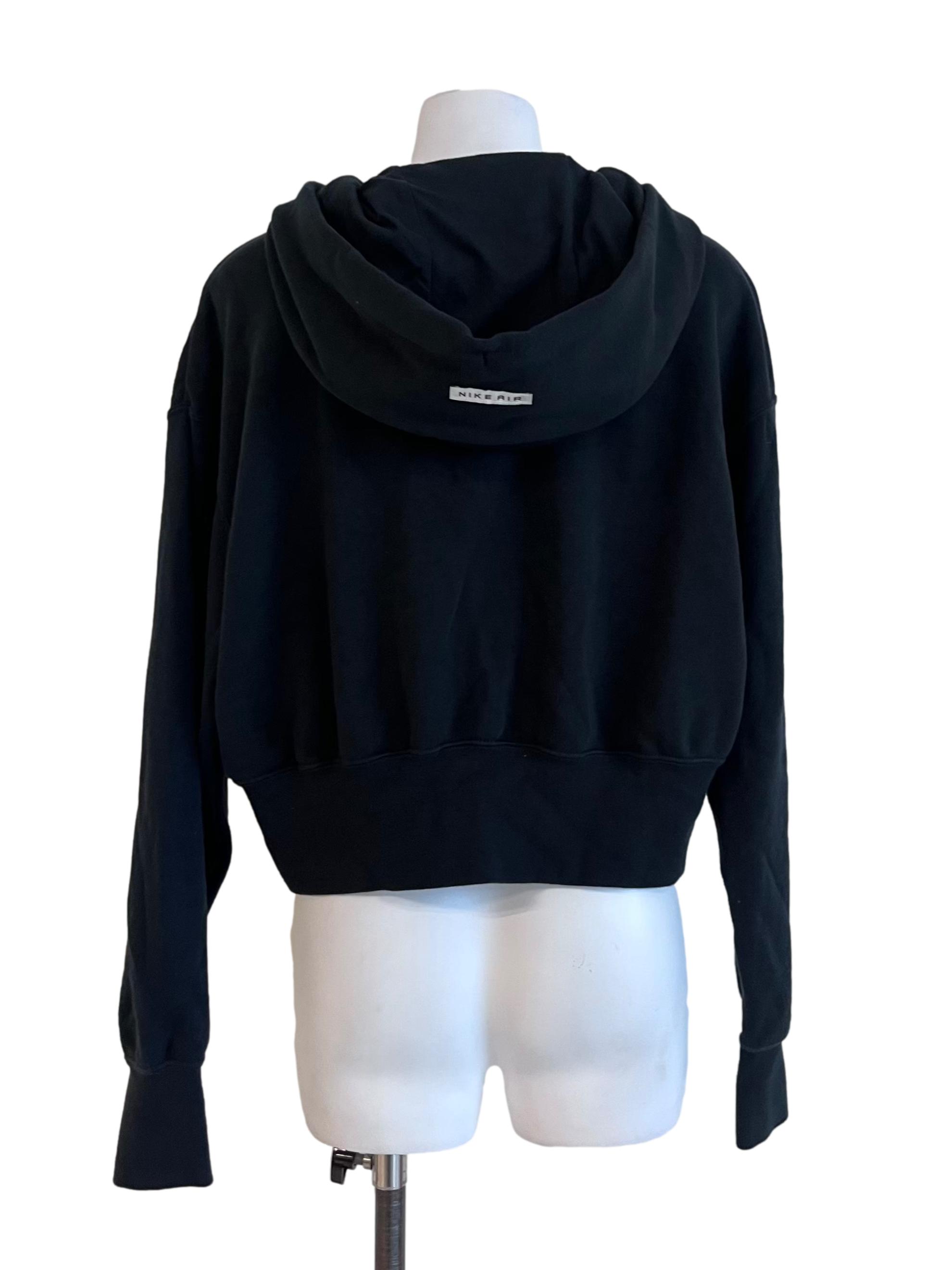 Onyx Black Zipped Hoodie