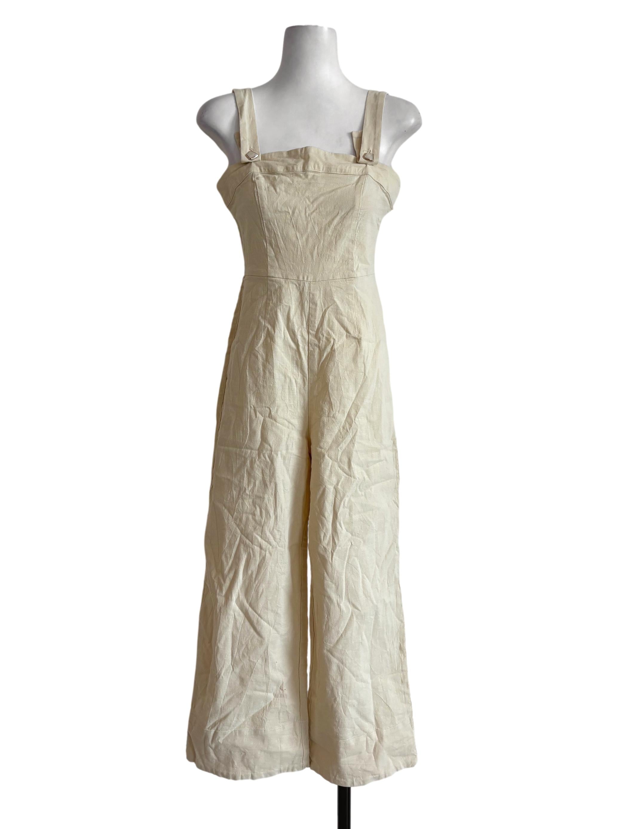 Linen Wide Leg Jumpsuit