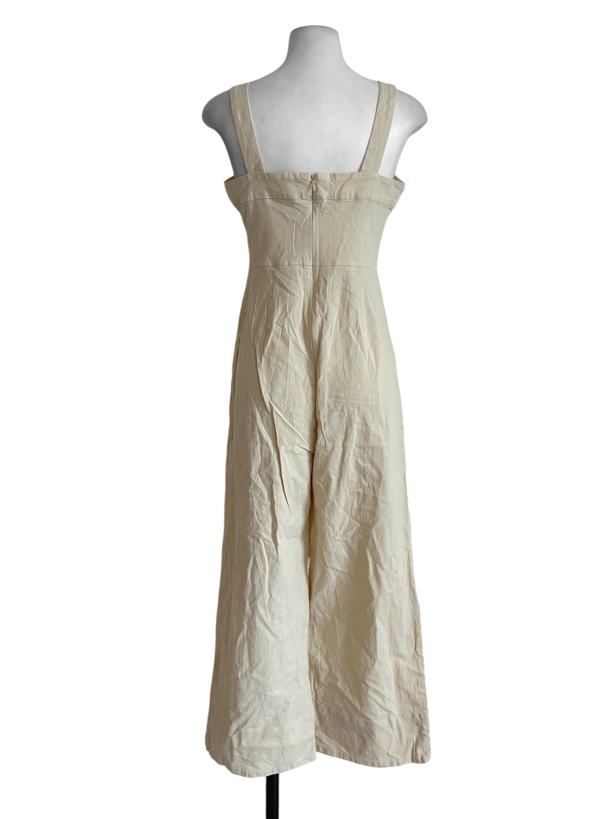 Linen Wide Leg Jumpsuit