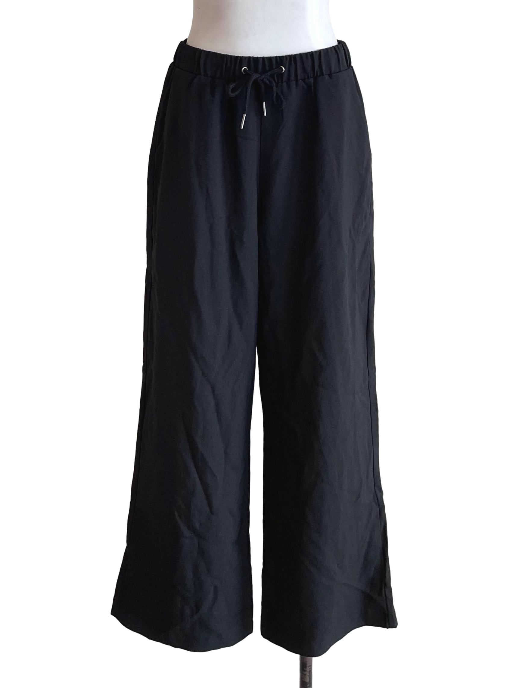 Black Baggy Casual Pants