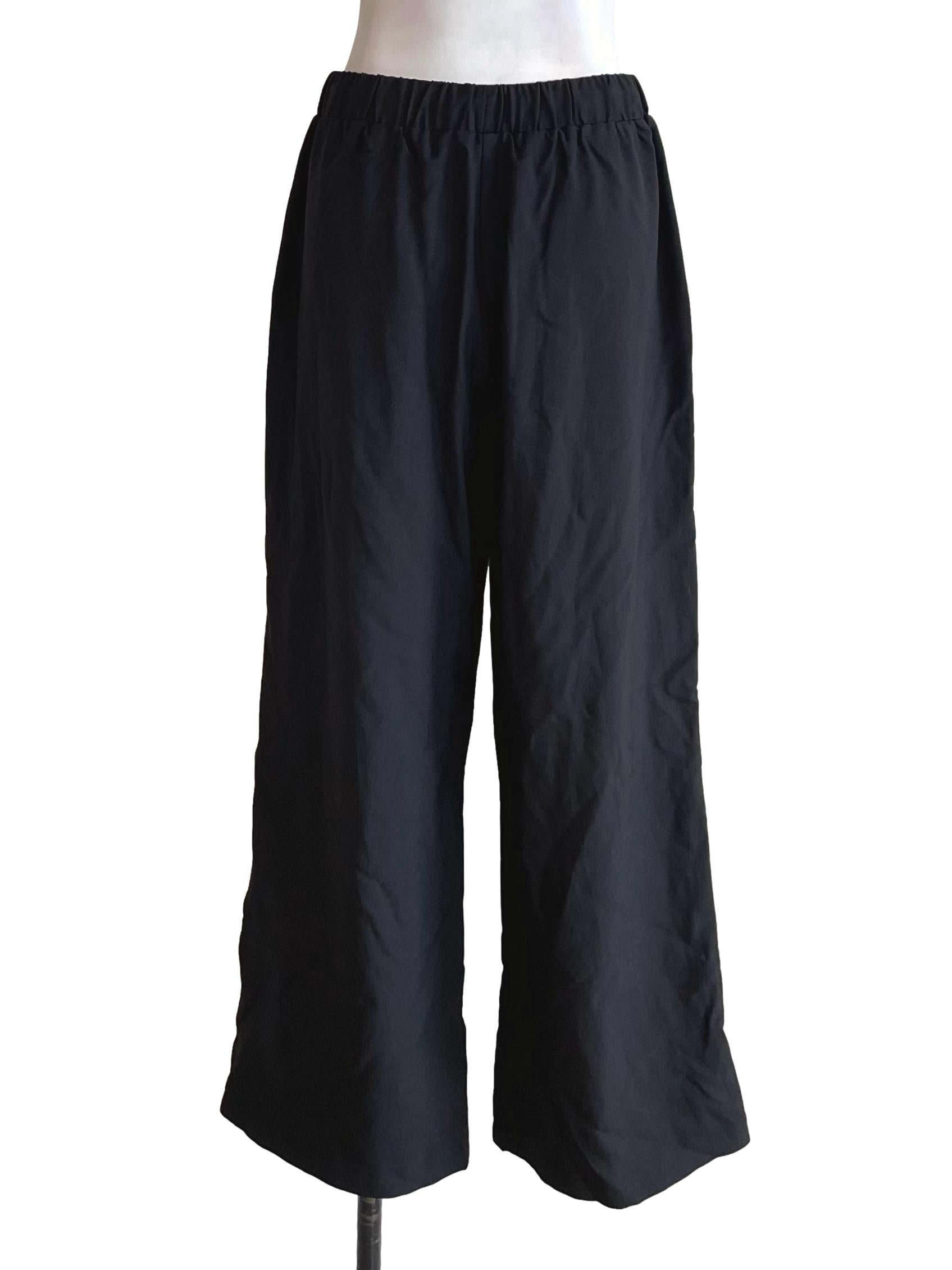 Black Baggy Casual Pants