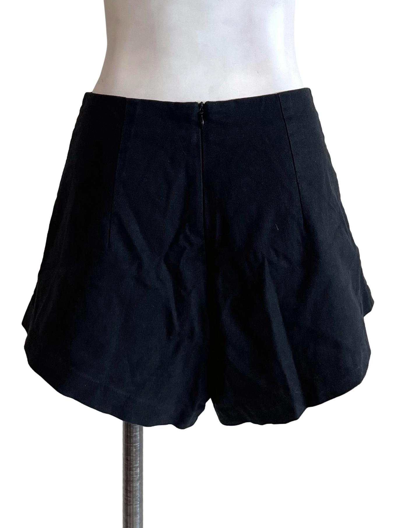 Black High Waist Shorts YHF