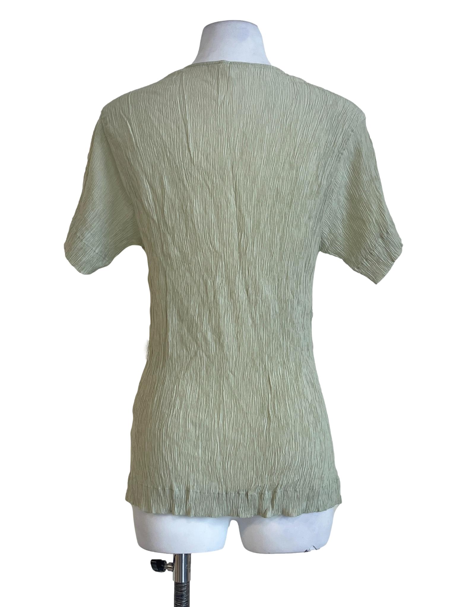 Pistachio Green Short Sleeve Top