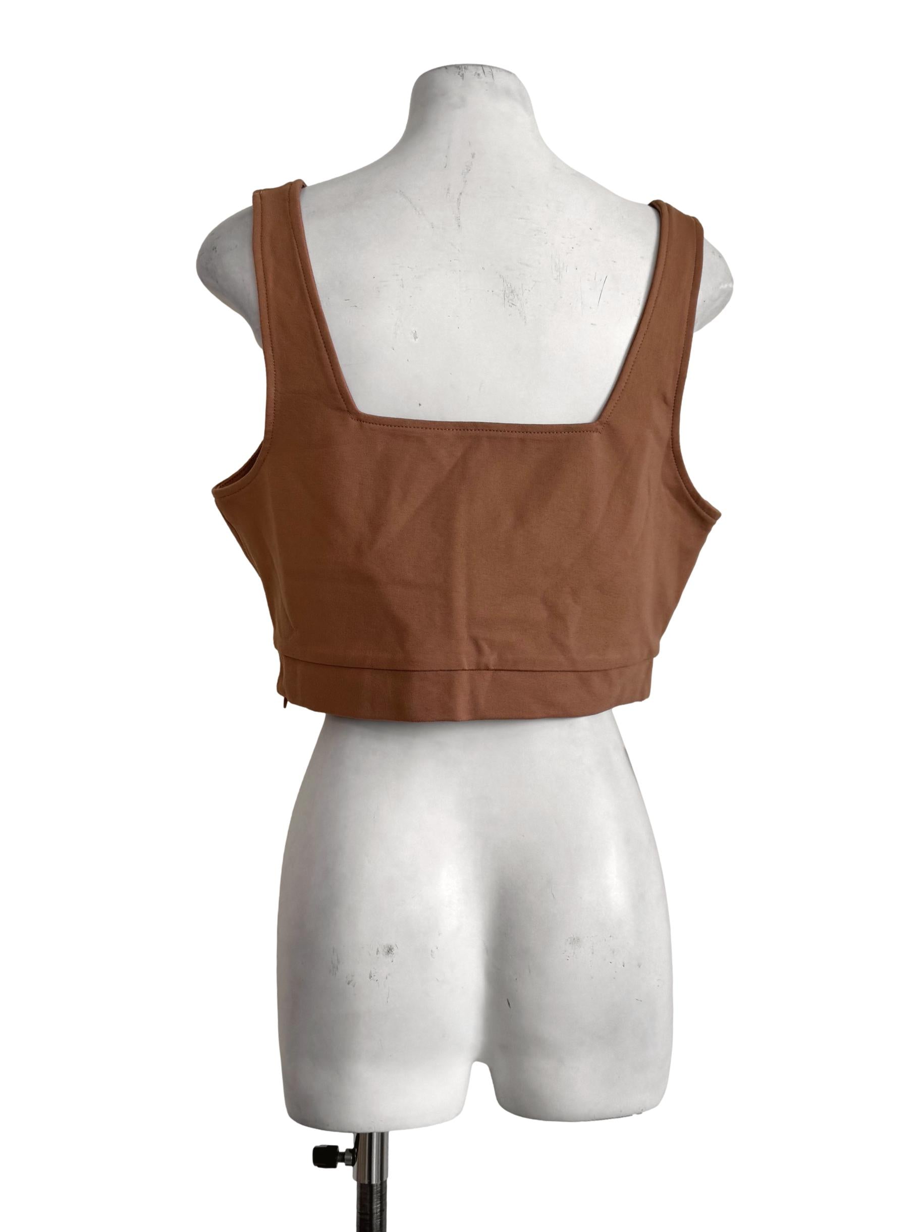 Peanut Round Neck Bralet