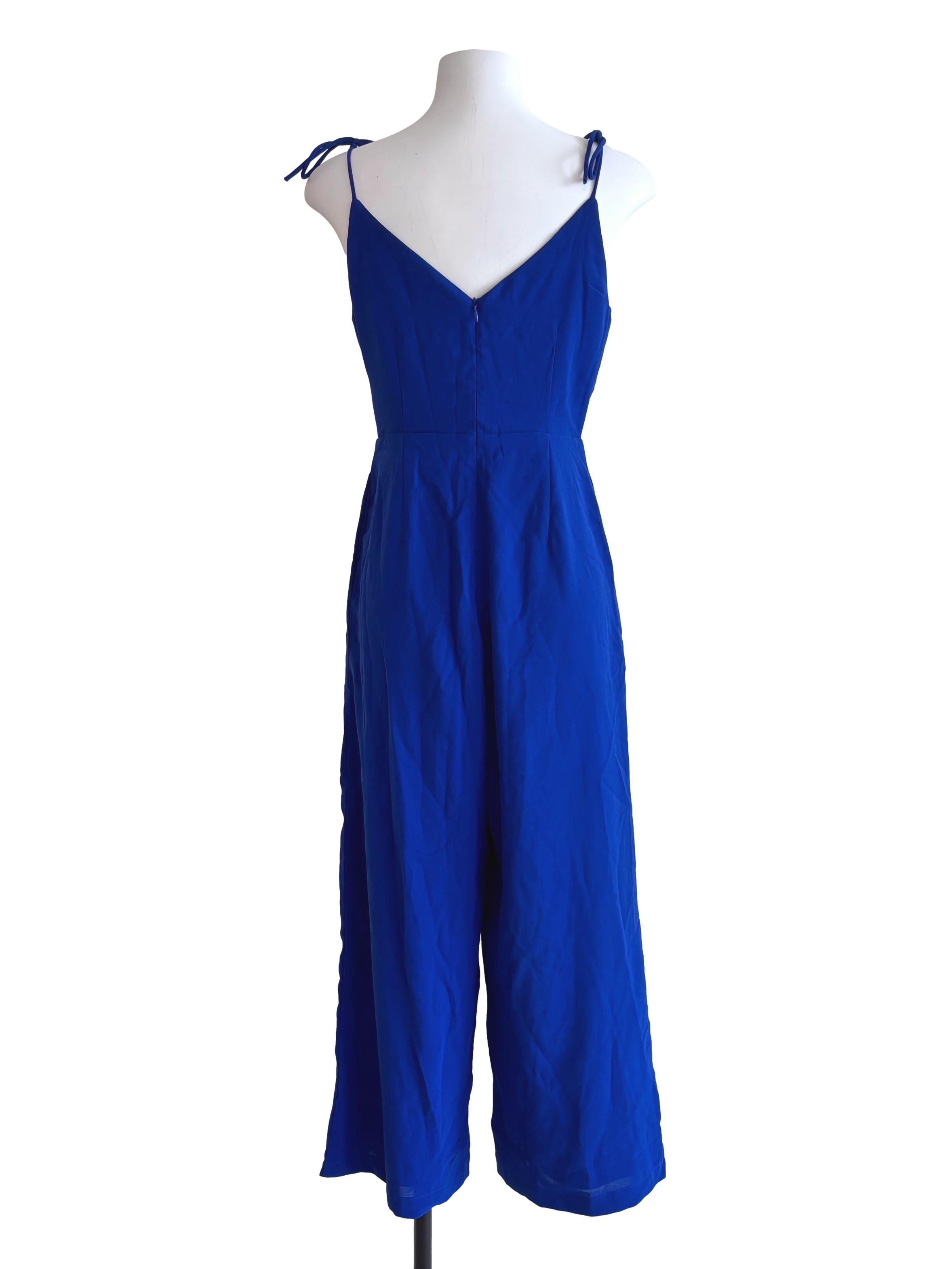 Admiral Blue Empire Jumpsuit