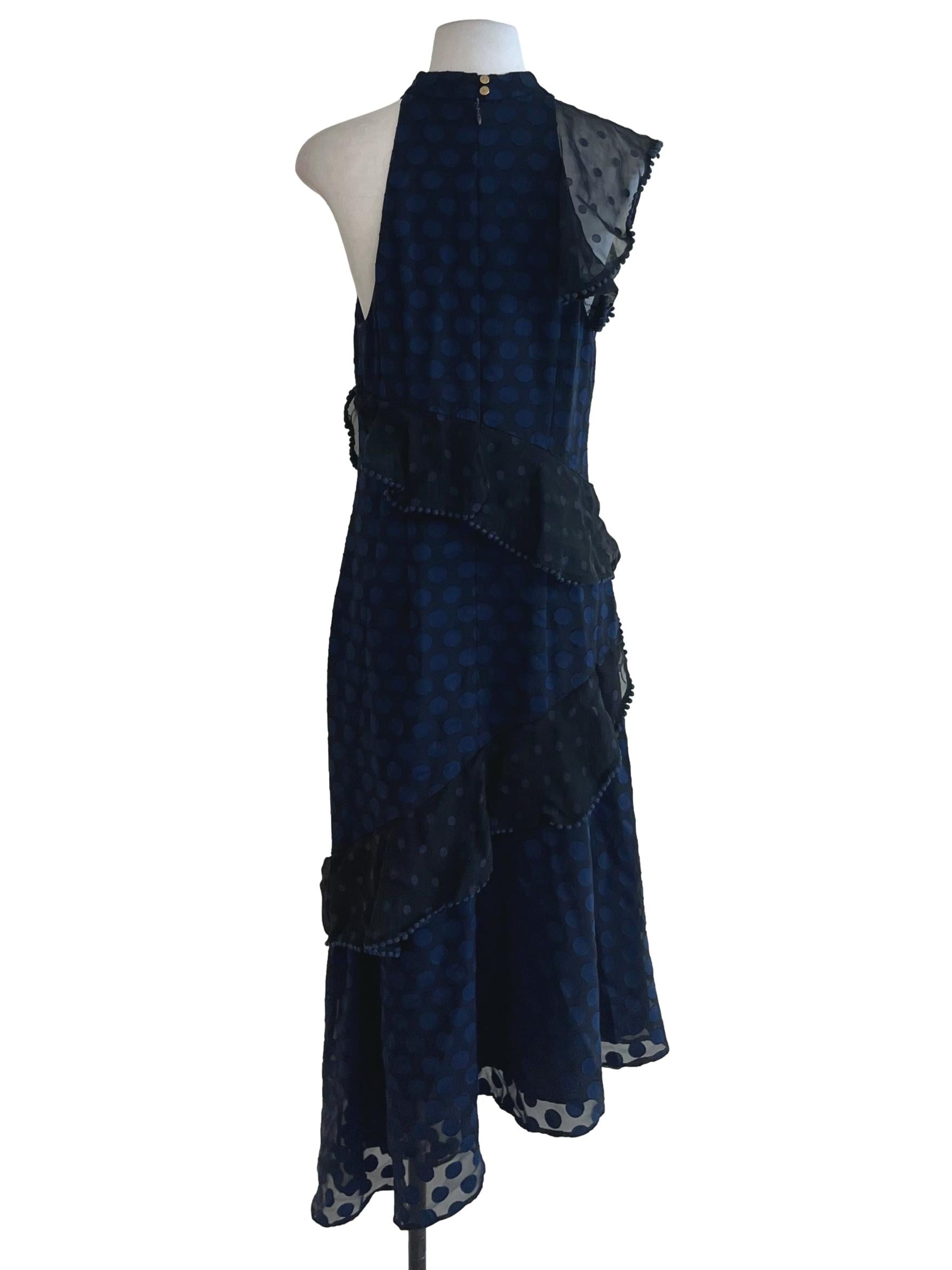 Black Polka Dot Sheath Dress