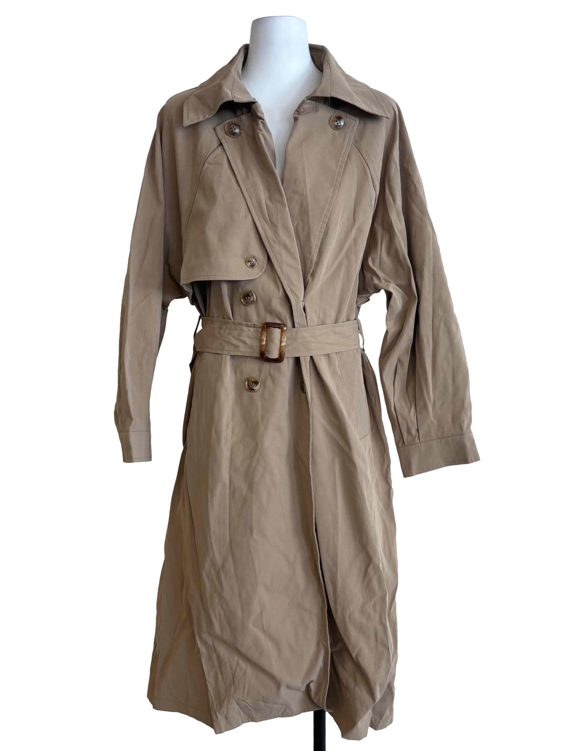 Khaki Brown Trench Coat