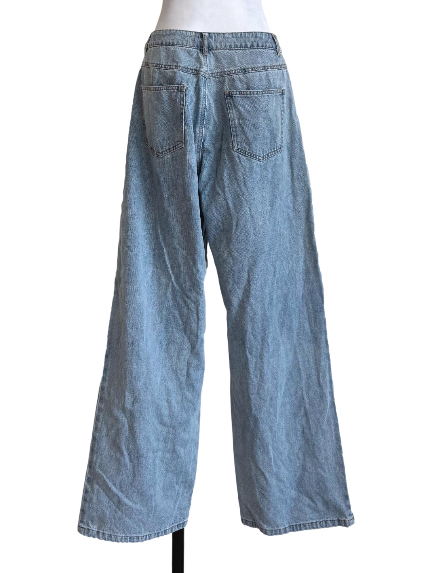 Wash Denim Boyfriend Jeans