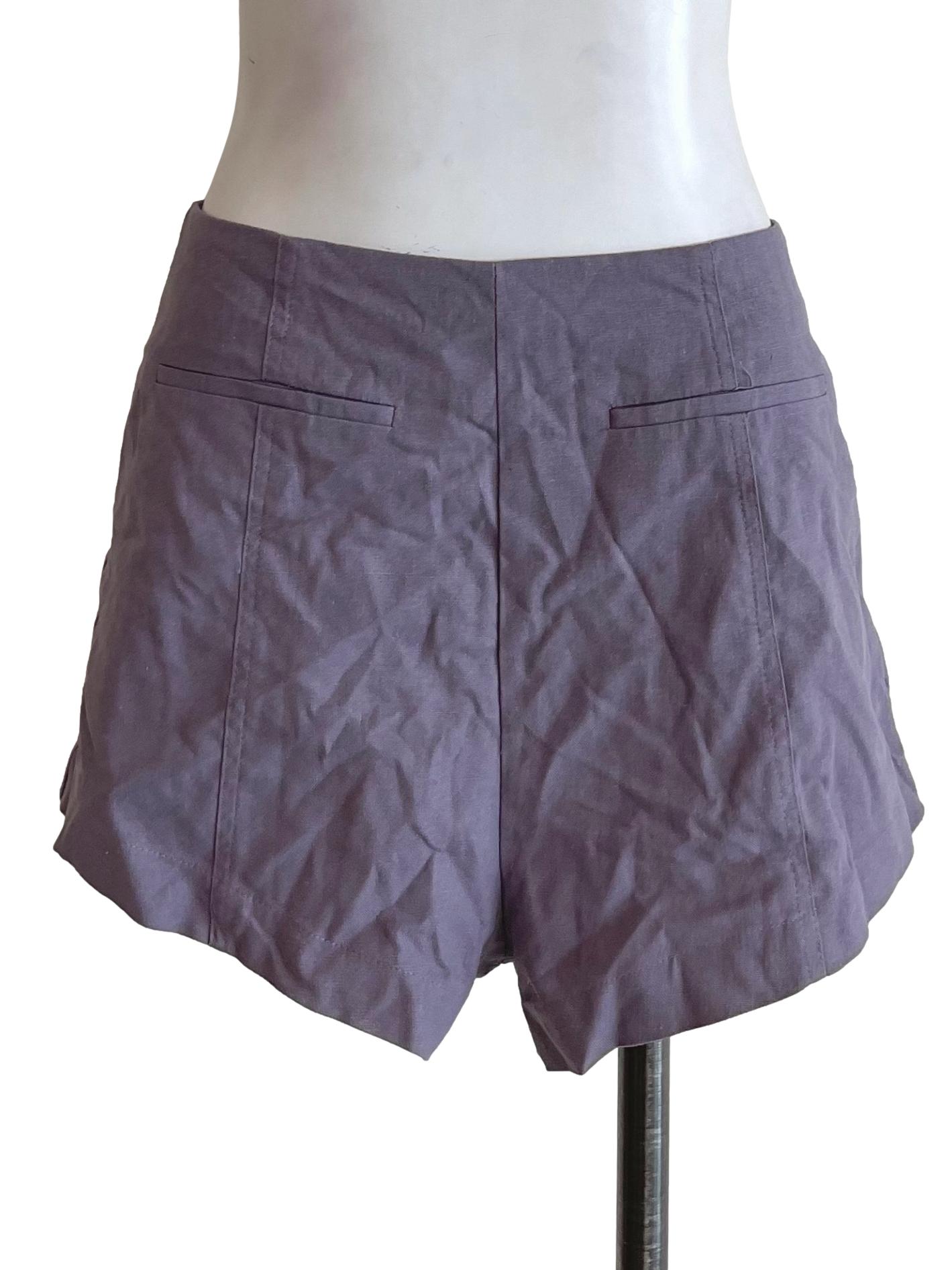 Mauve High Waisted Shorts YHF