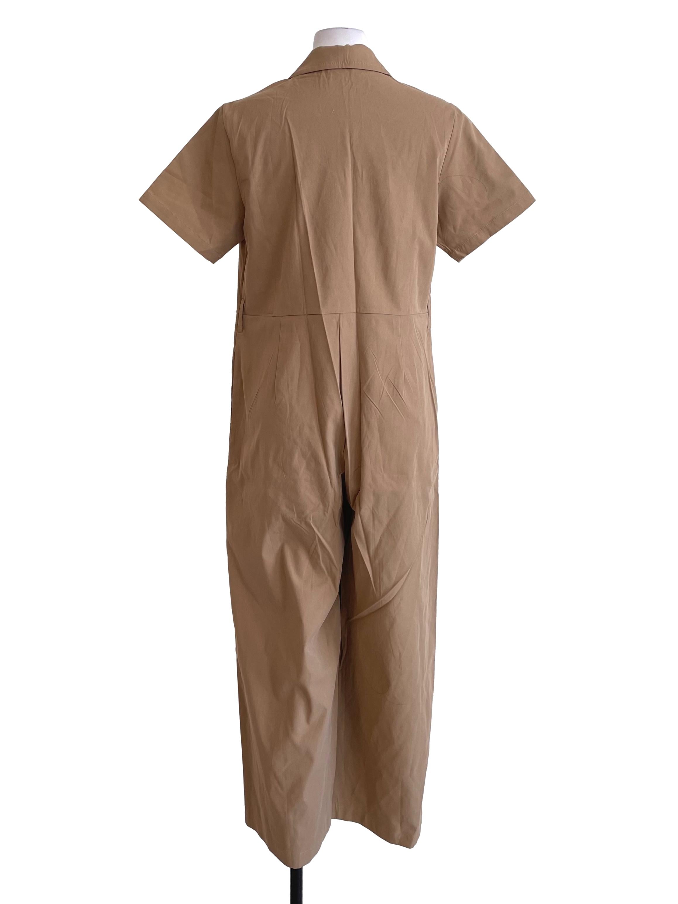 Peanut Oxford Shirt Jumpsuit TEM