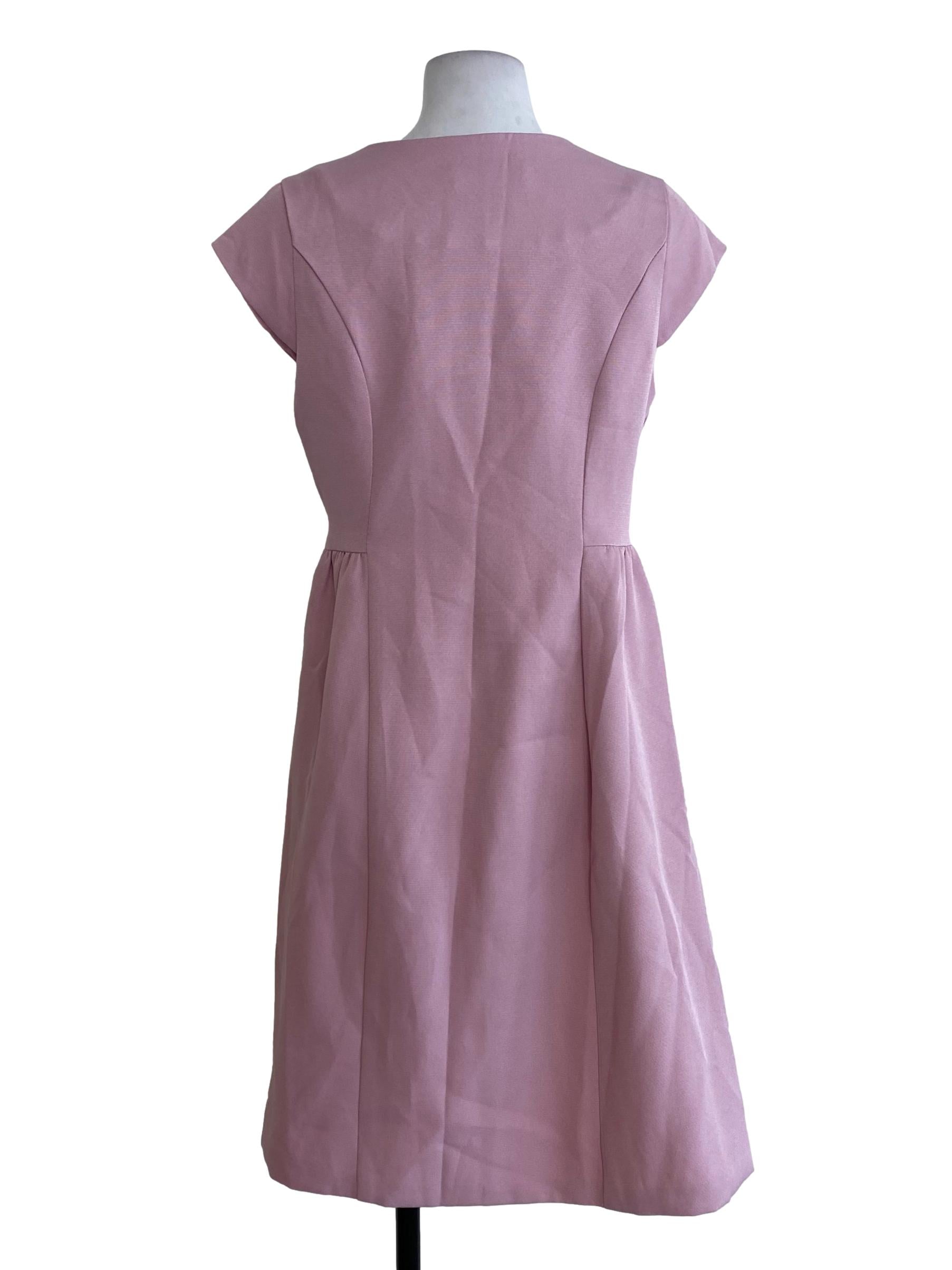 Pink Wrap Dress
