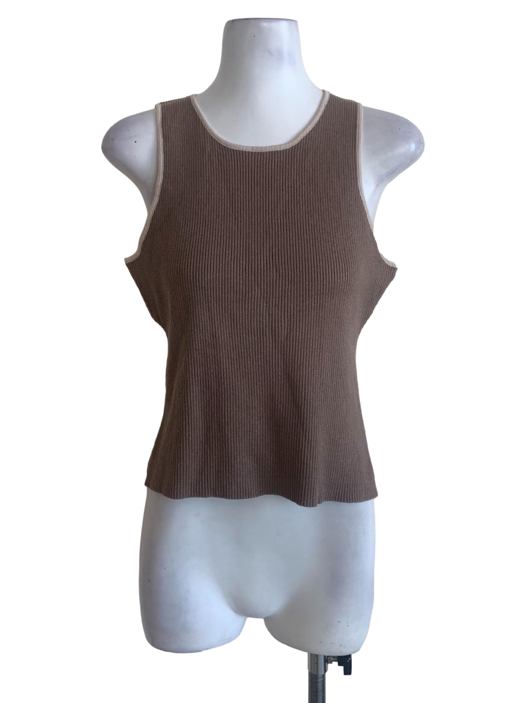 Caramel Brown Tank Top