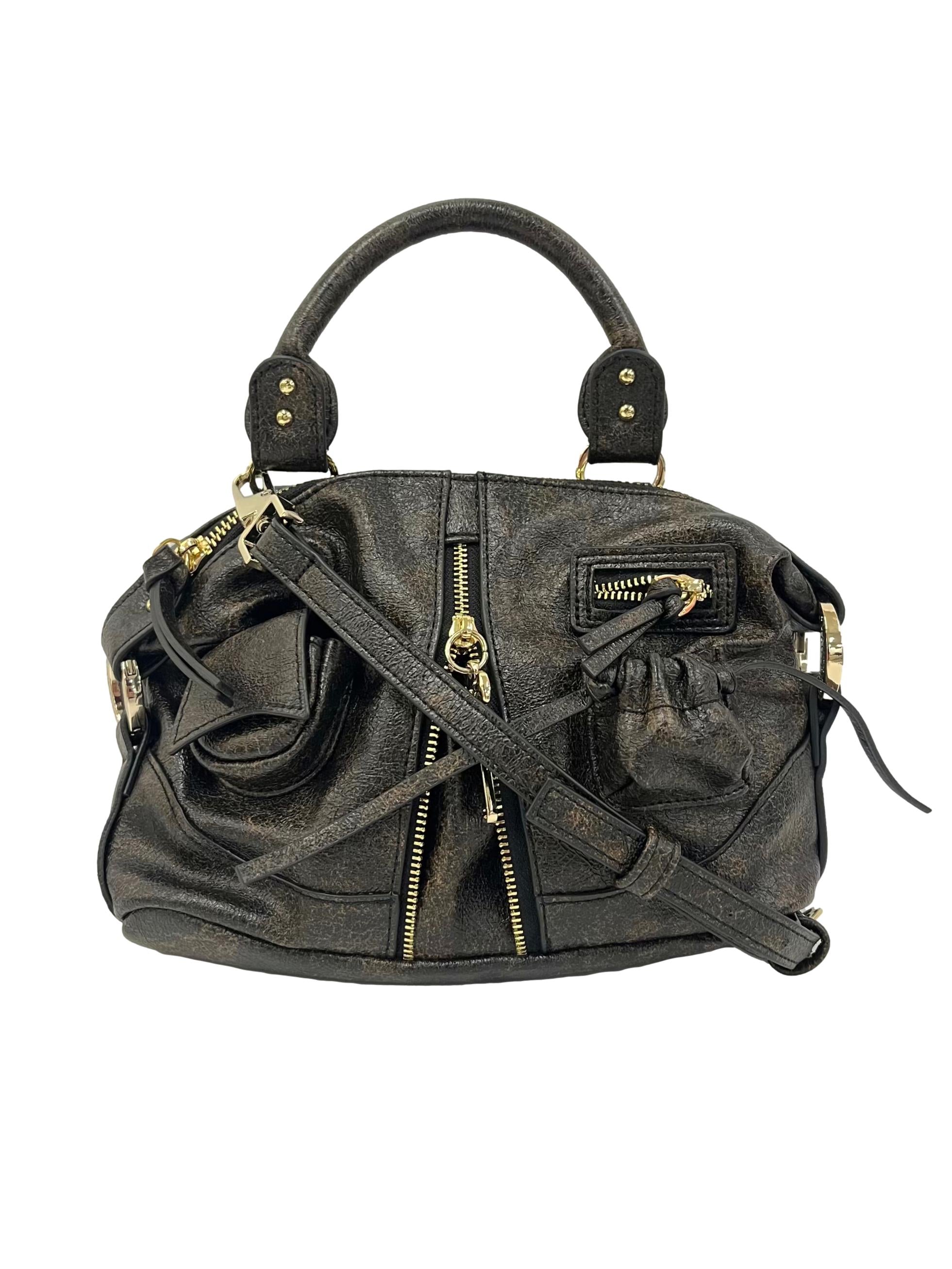 Dark Brown Leather Y2K Pocket Bag CSN