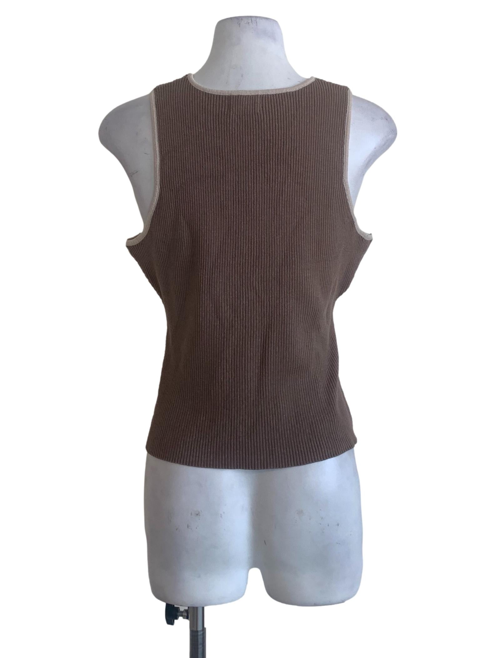 Caramel Brown Tank Top