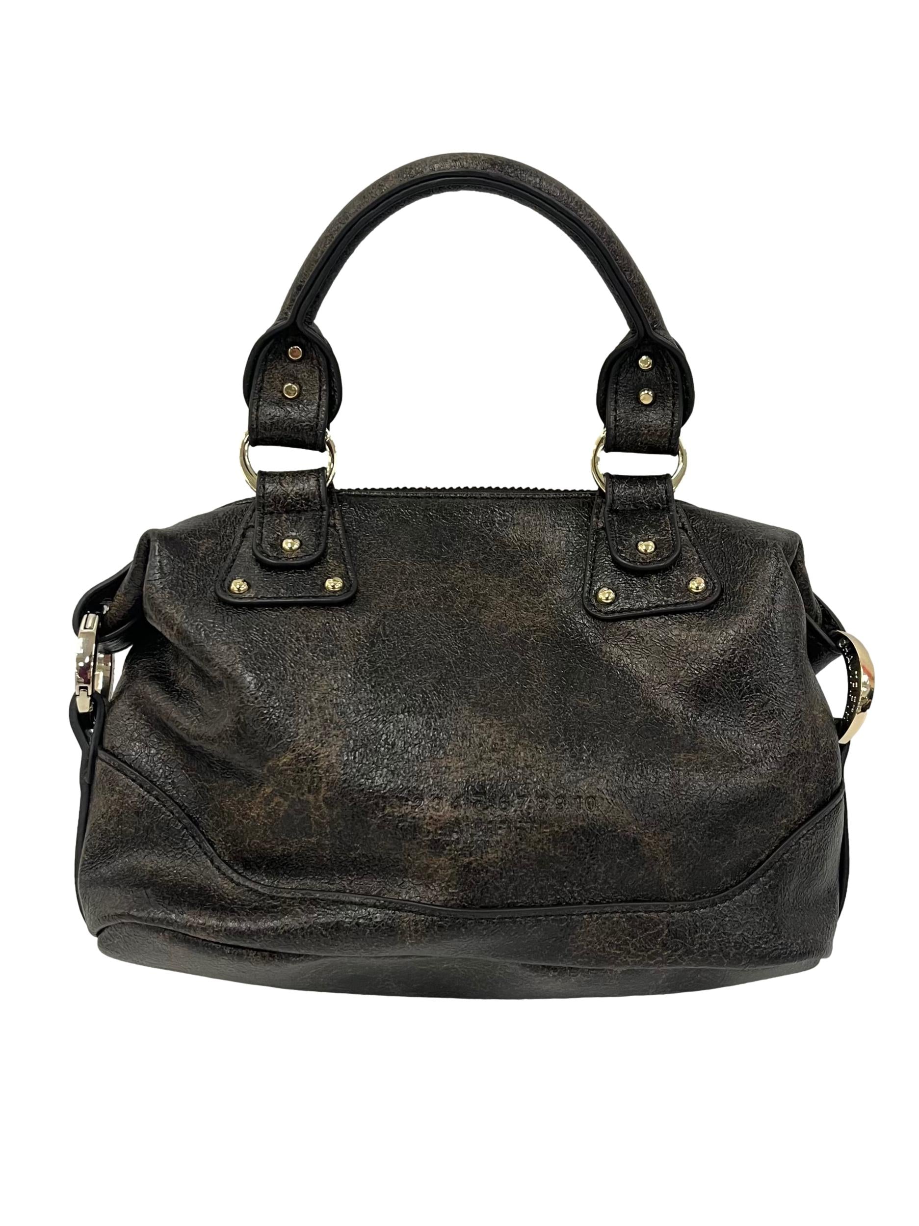 Dark Brown Leather Y2K Pocket Bag CSN