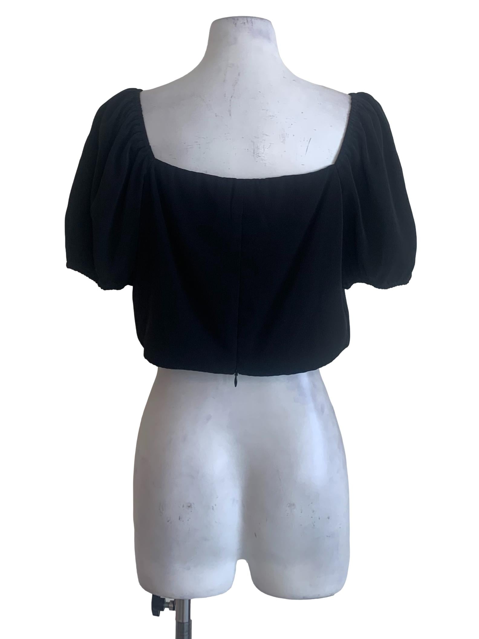 Black Crop Top