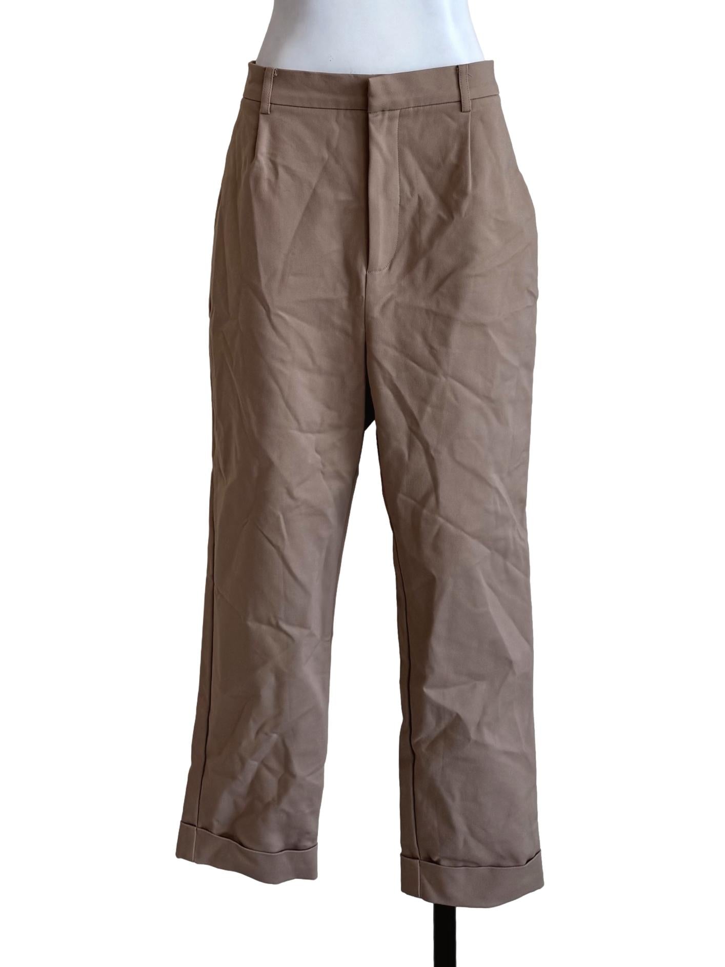 Sand Brown Formal Pants
