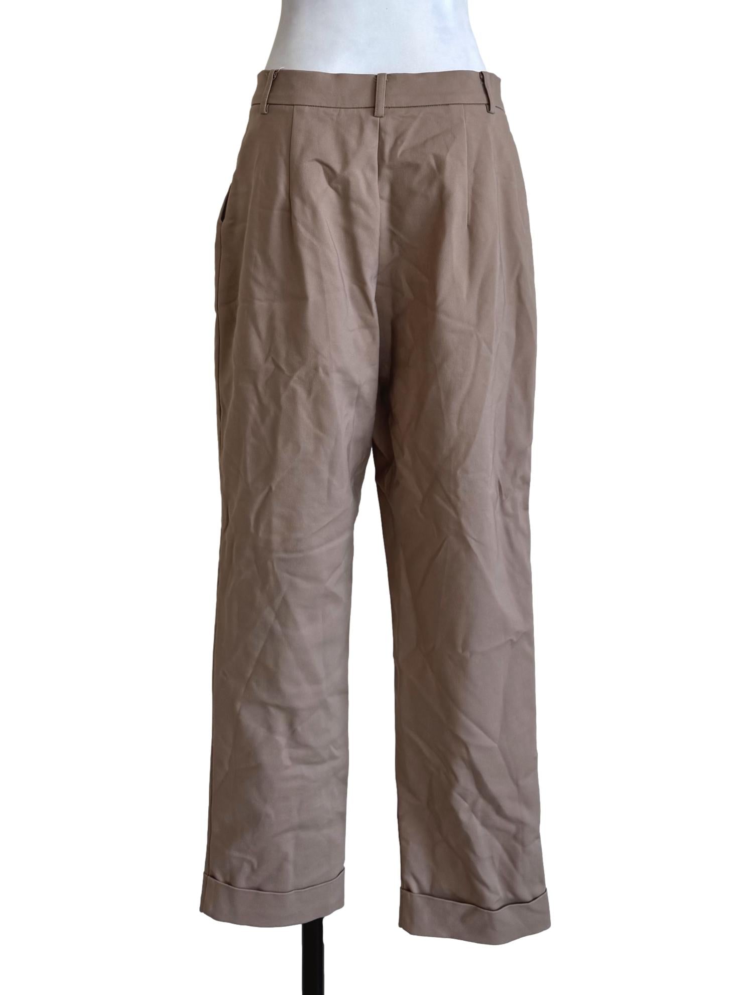 Sand Brown Formal Pants