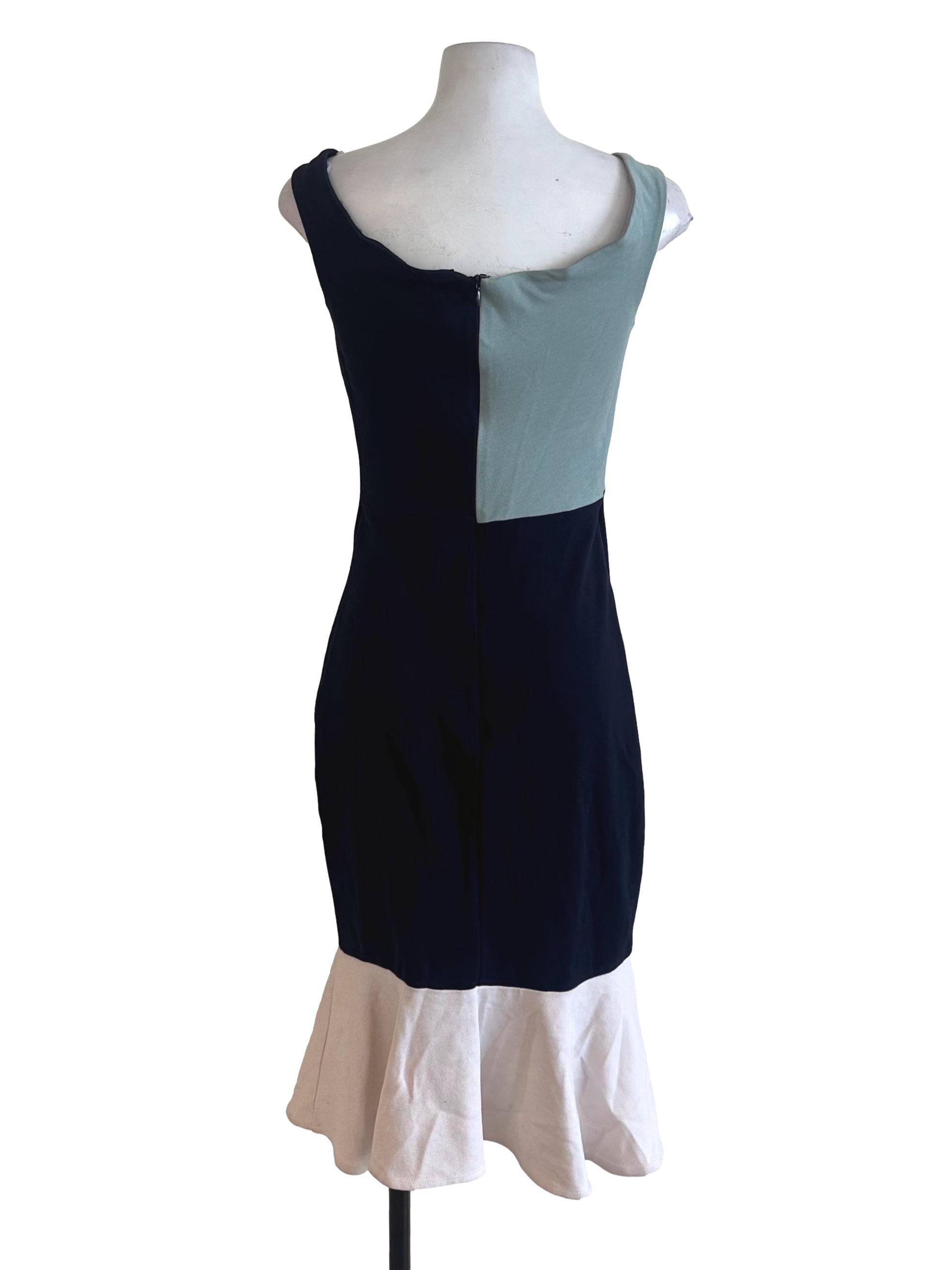 MDS Multi Colour Plain Dress | REFASH