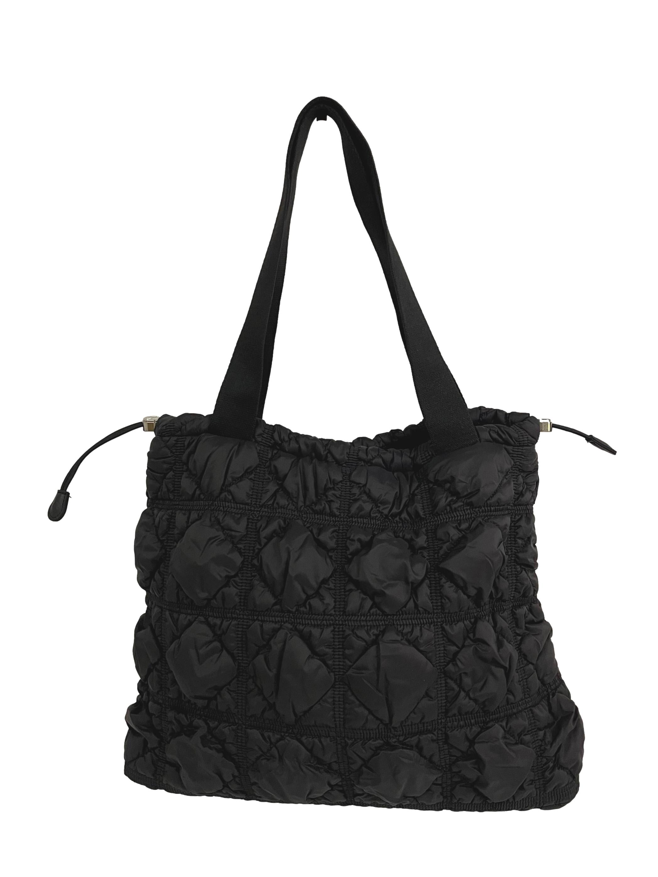 Black Polyester Weekender Tote Bag CSN