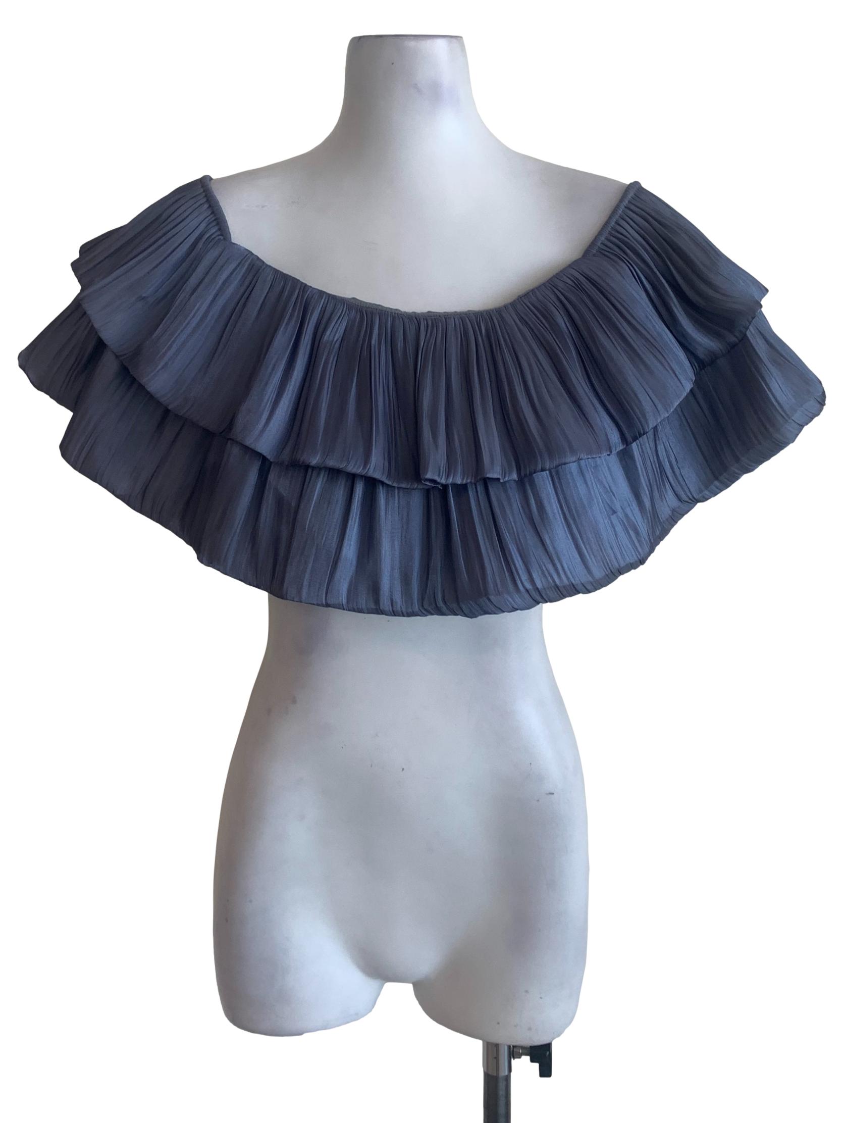 Mauve Purple Off Shoulder Top