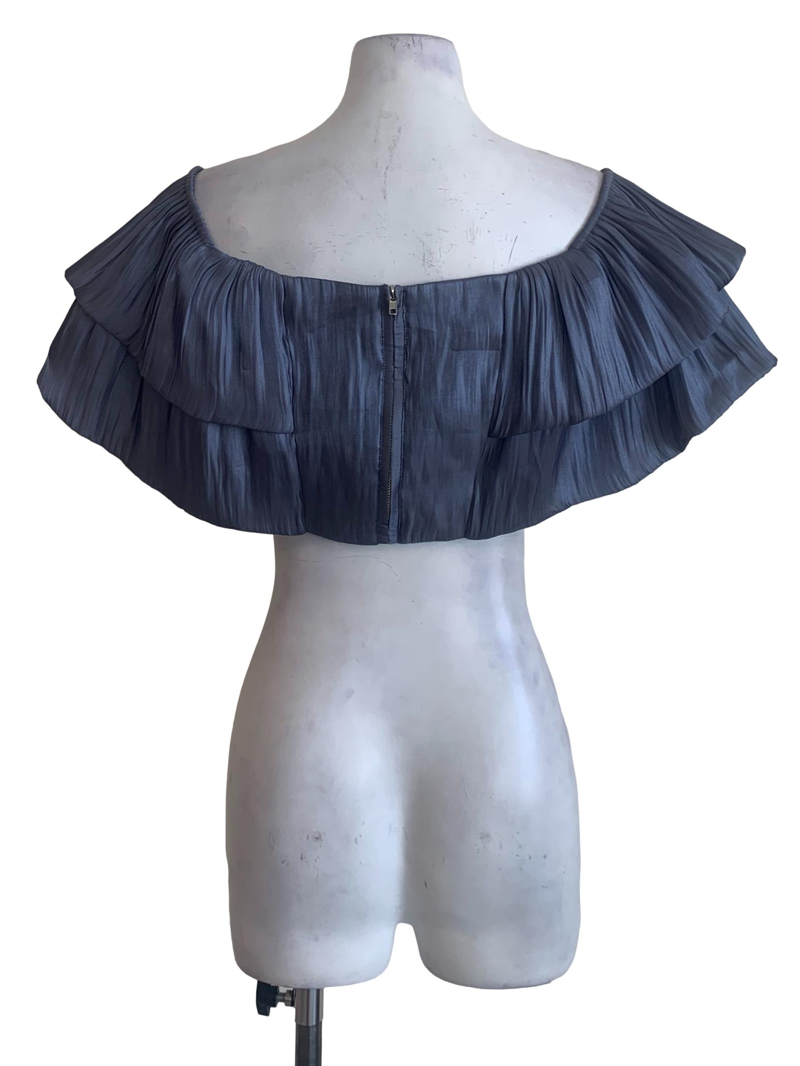 Mauve Purple Off Shoulder Top