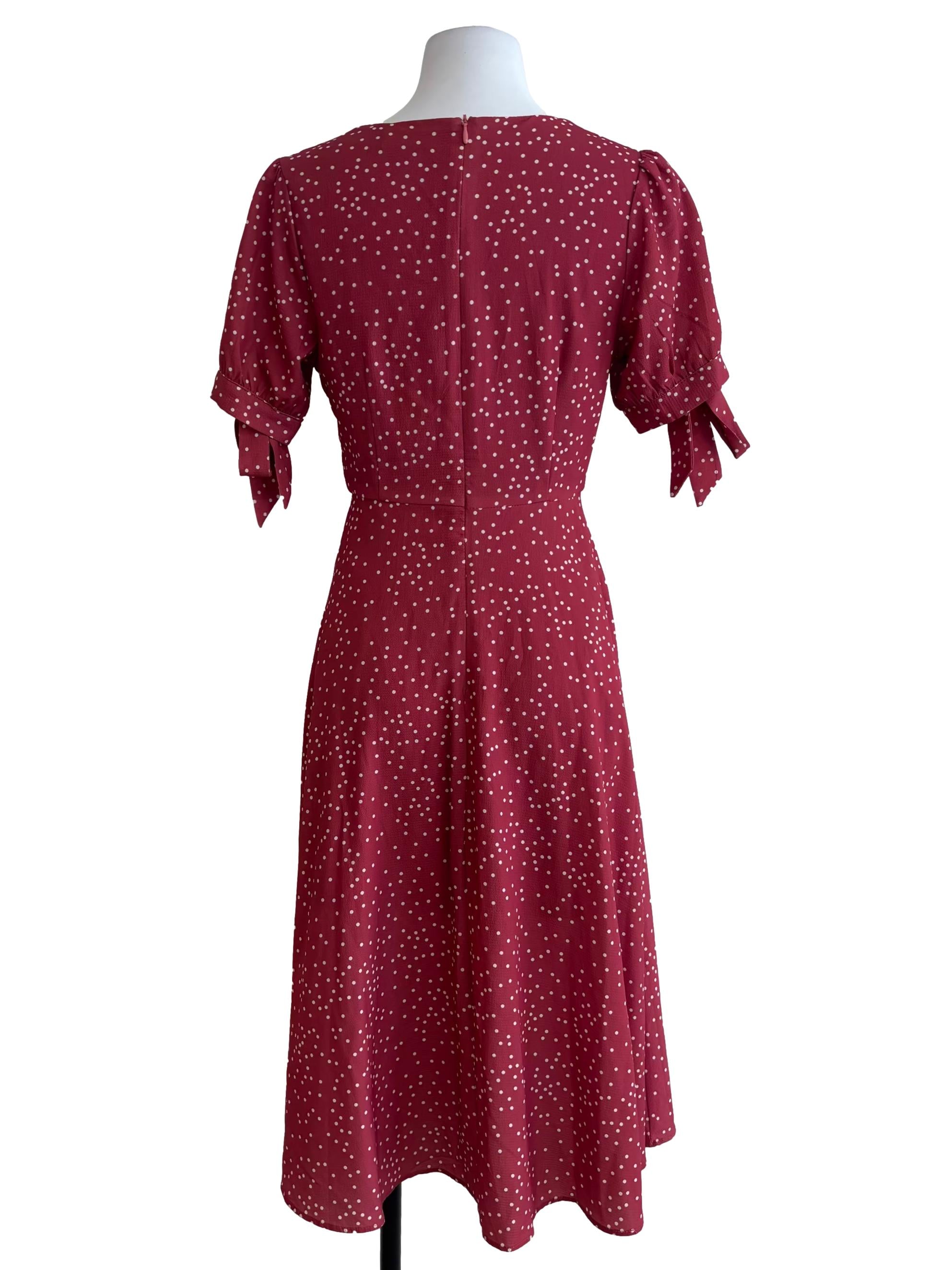 Candy Red Polka Dot Dress
