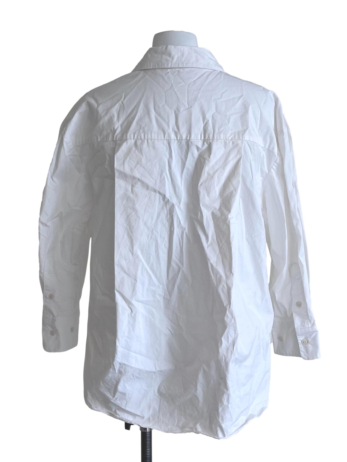 White Organic Cotton Oversized Shirt OSN