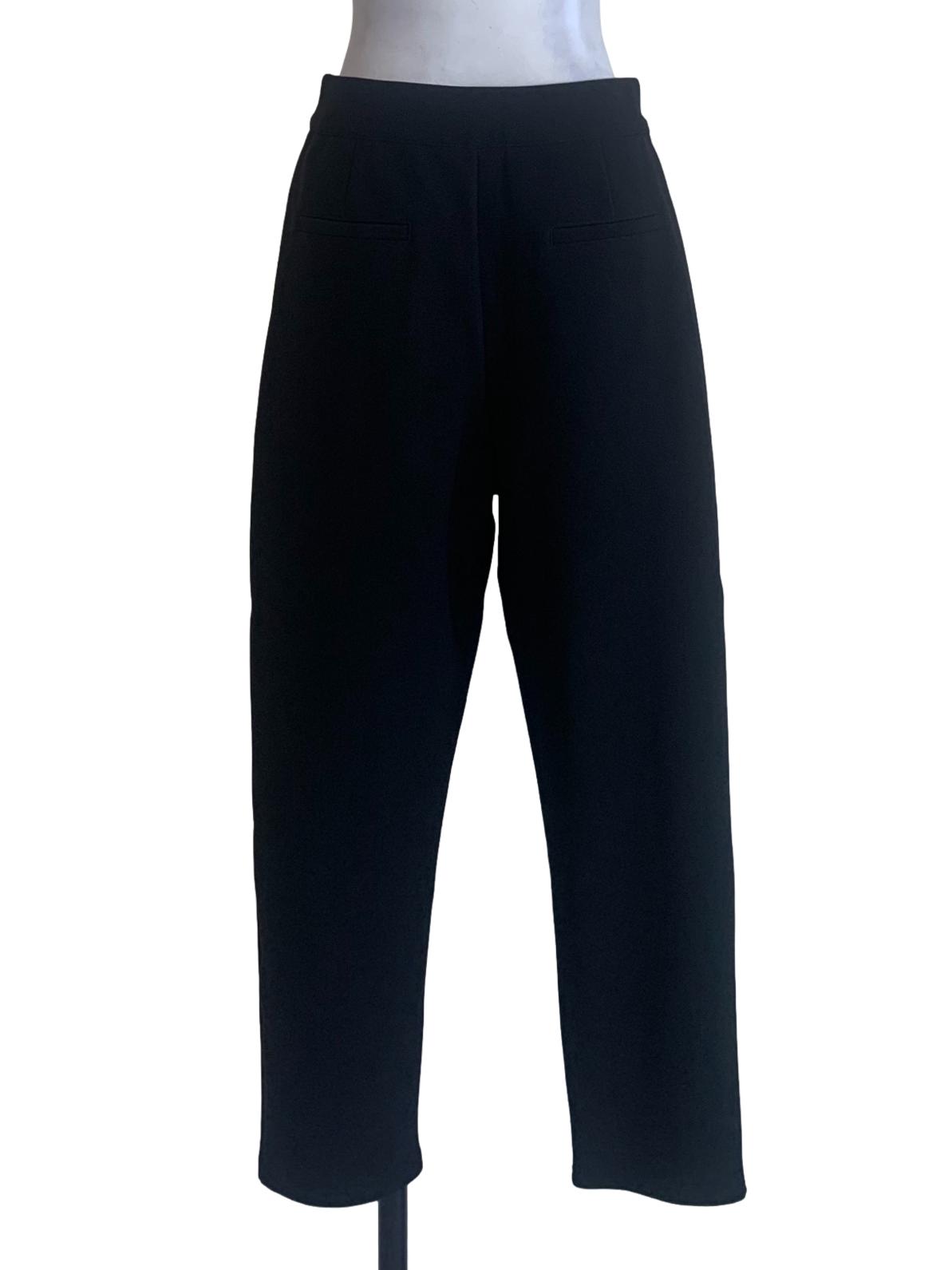 Black Pegged Pant