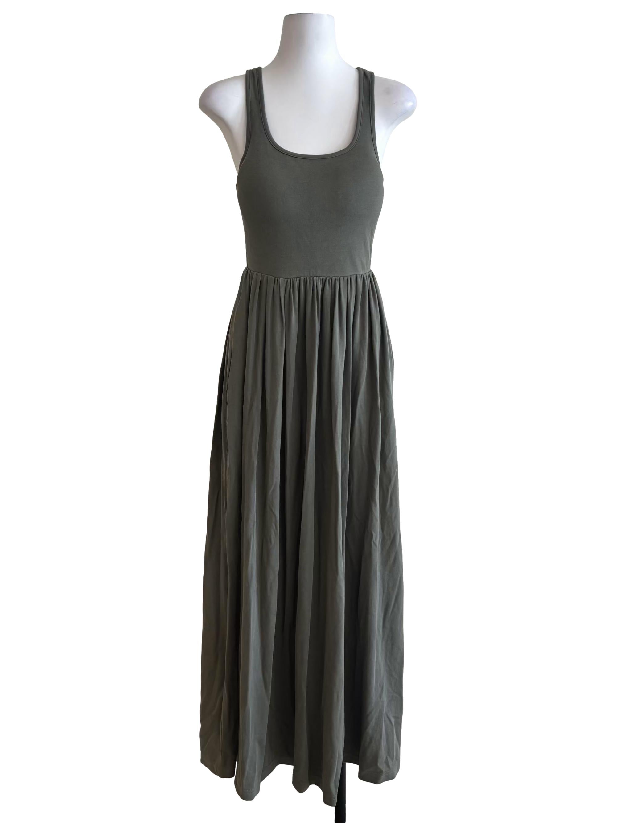 Olive Green Maxi Dress