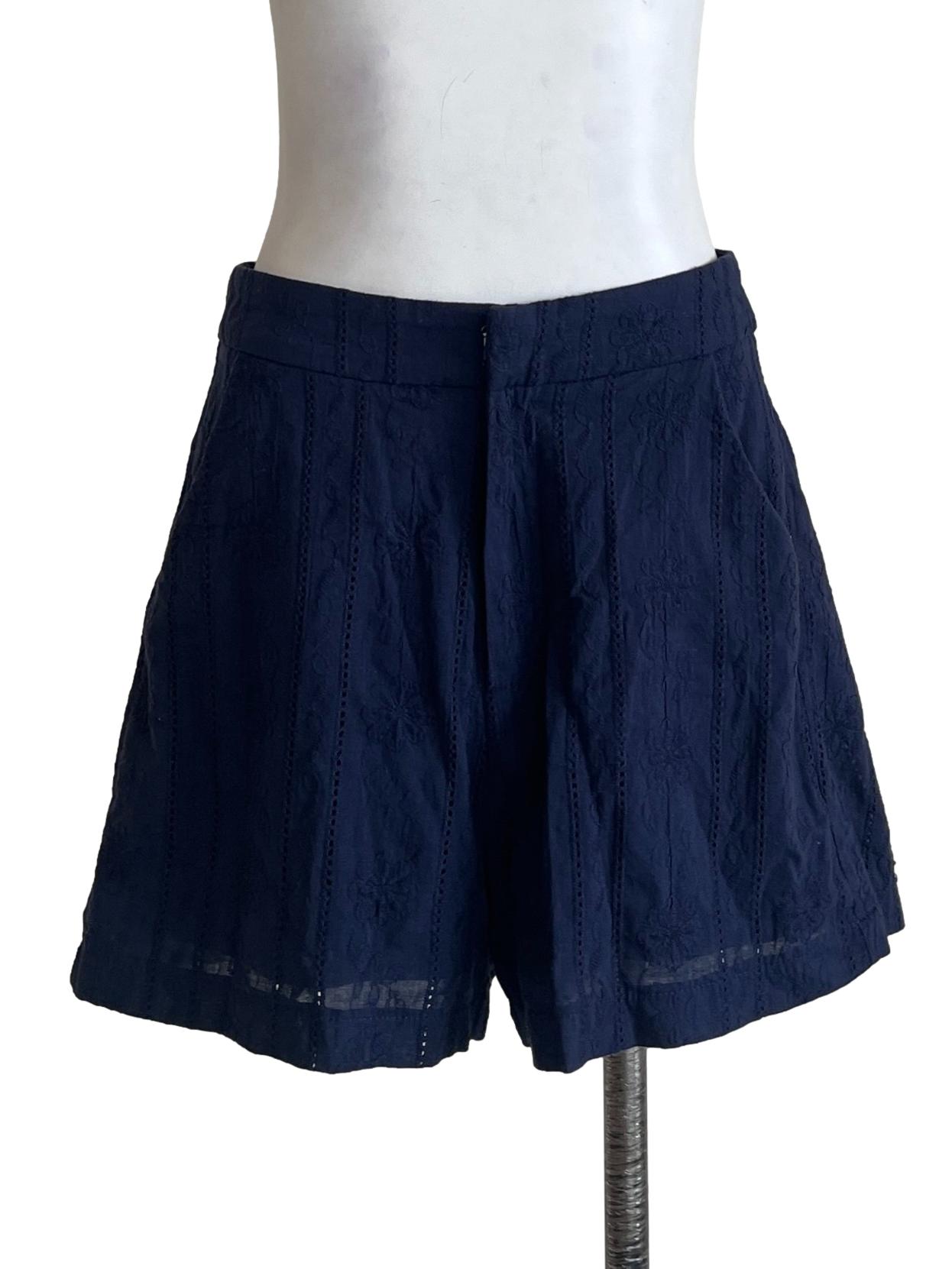 Navy Blue Boyfriend Shorts