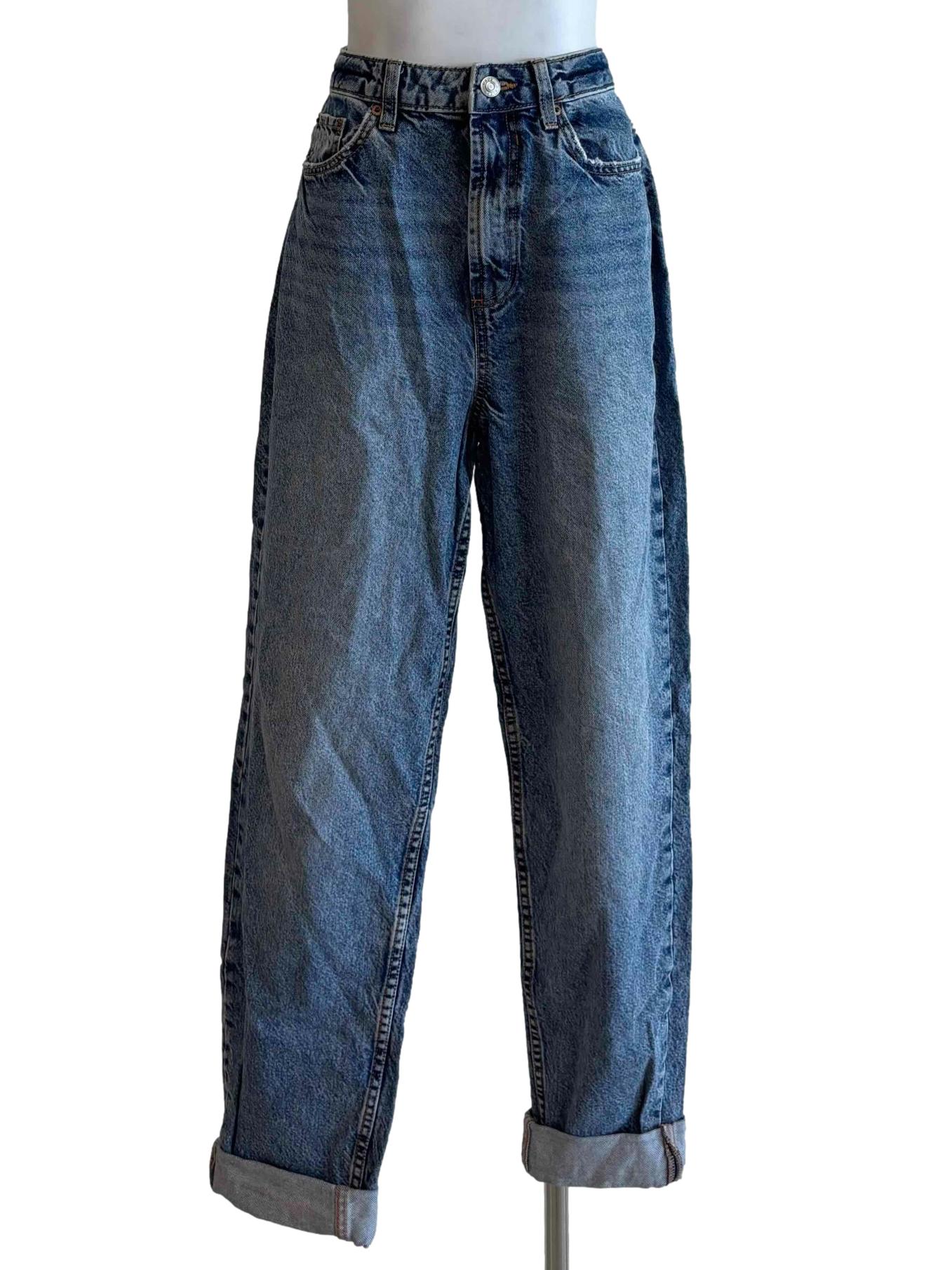 Washed Blue Slim Fit Jeans