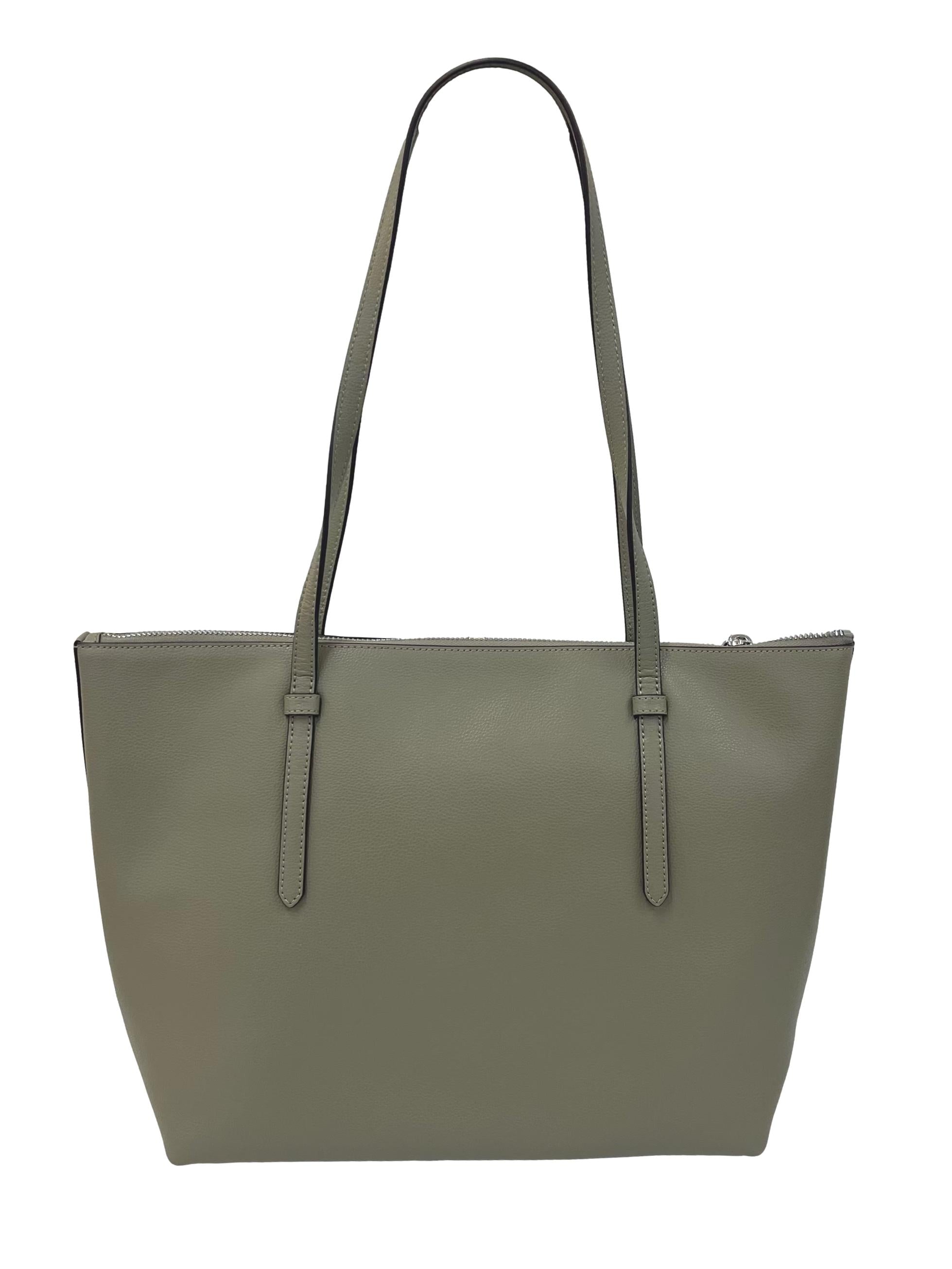 Oyster Shell All Day Large Zip-Top Tote Bag CSN