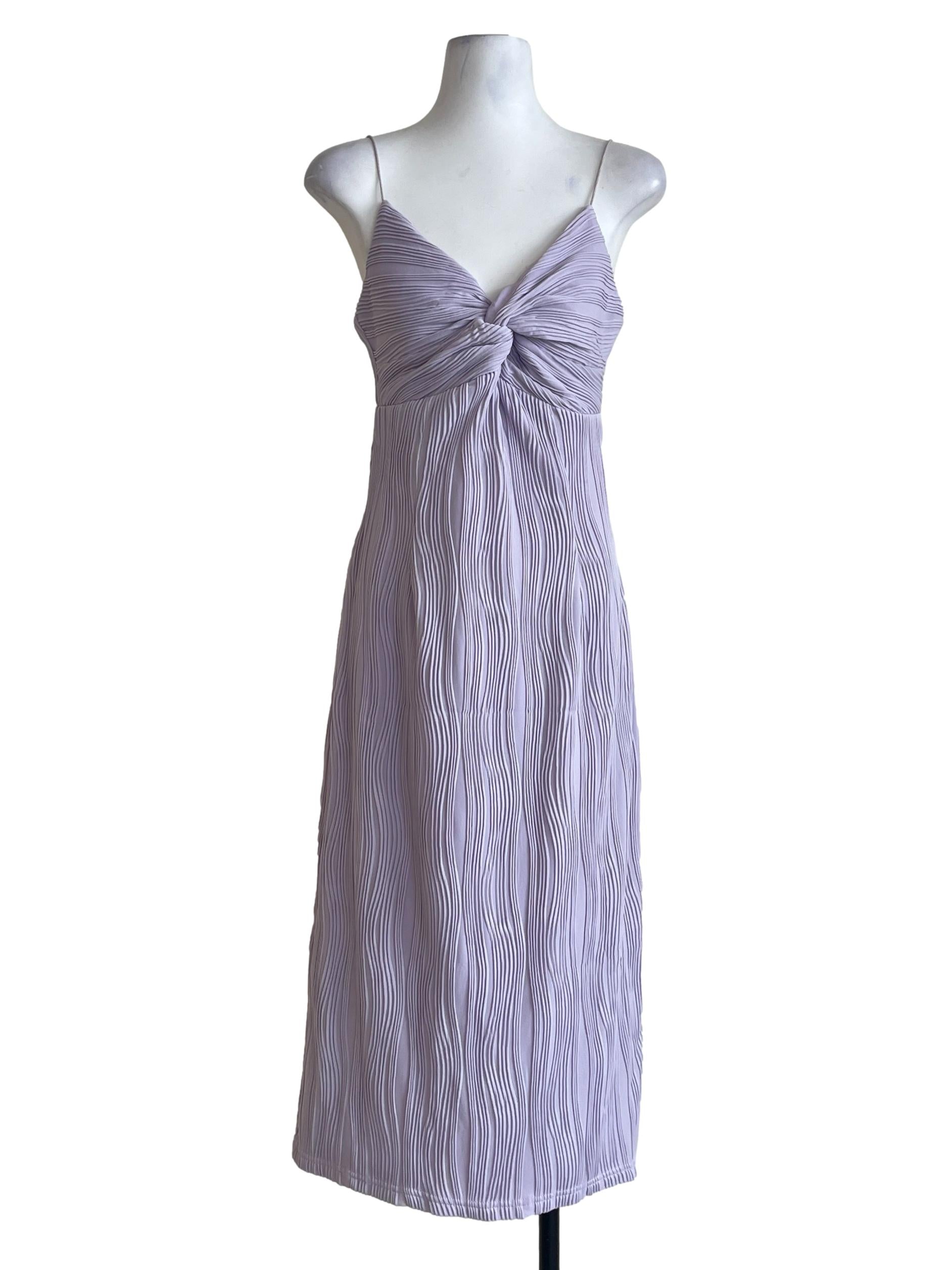 Lavender Purple Spaghetti Strap Slip Dress