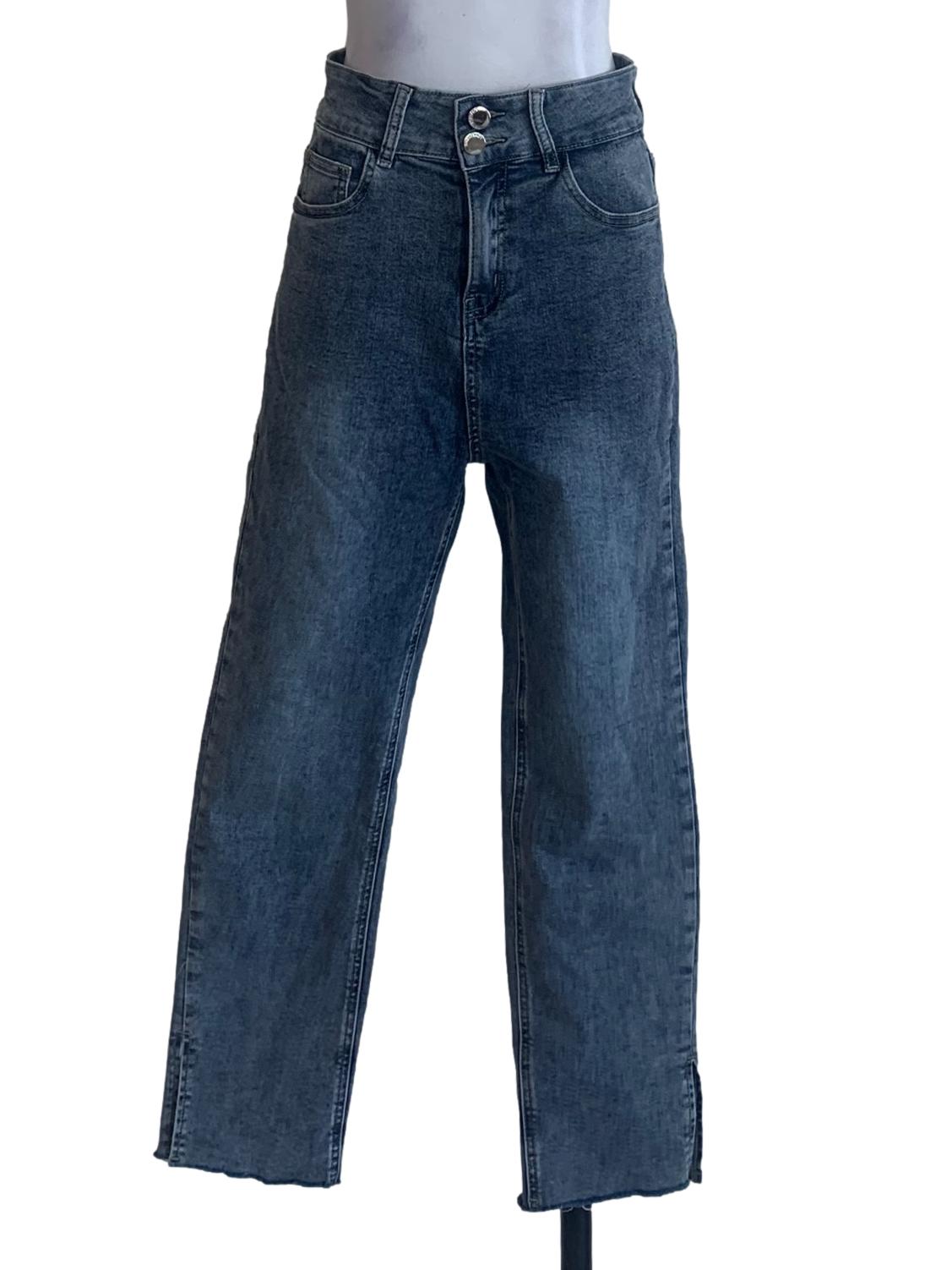 Denim Blue Straight Cut Jean