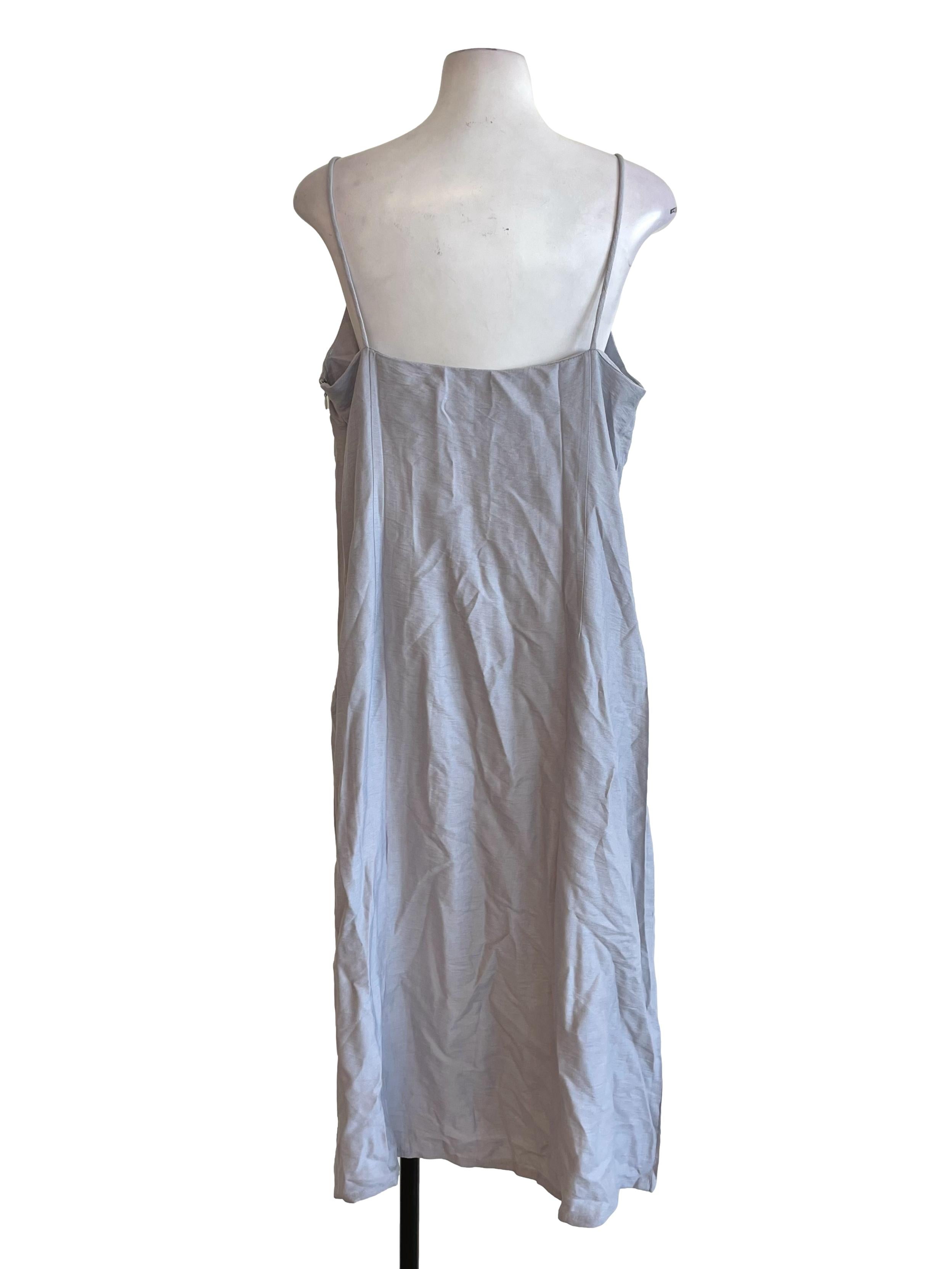 Coin Grey Button Cami Dress LB