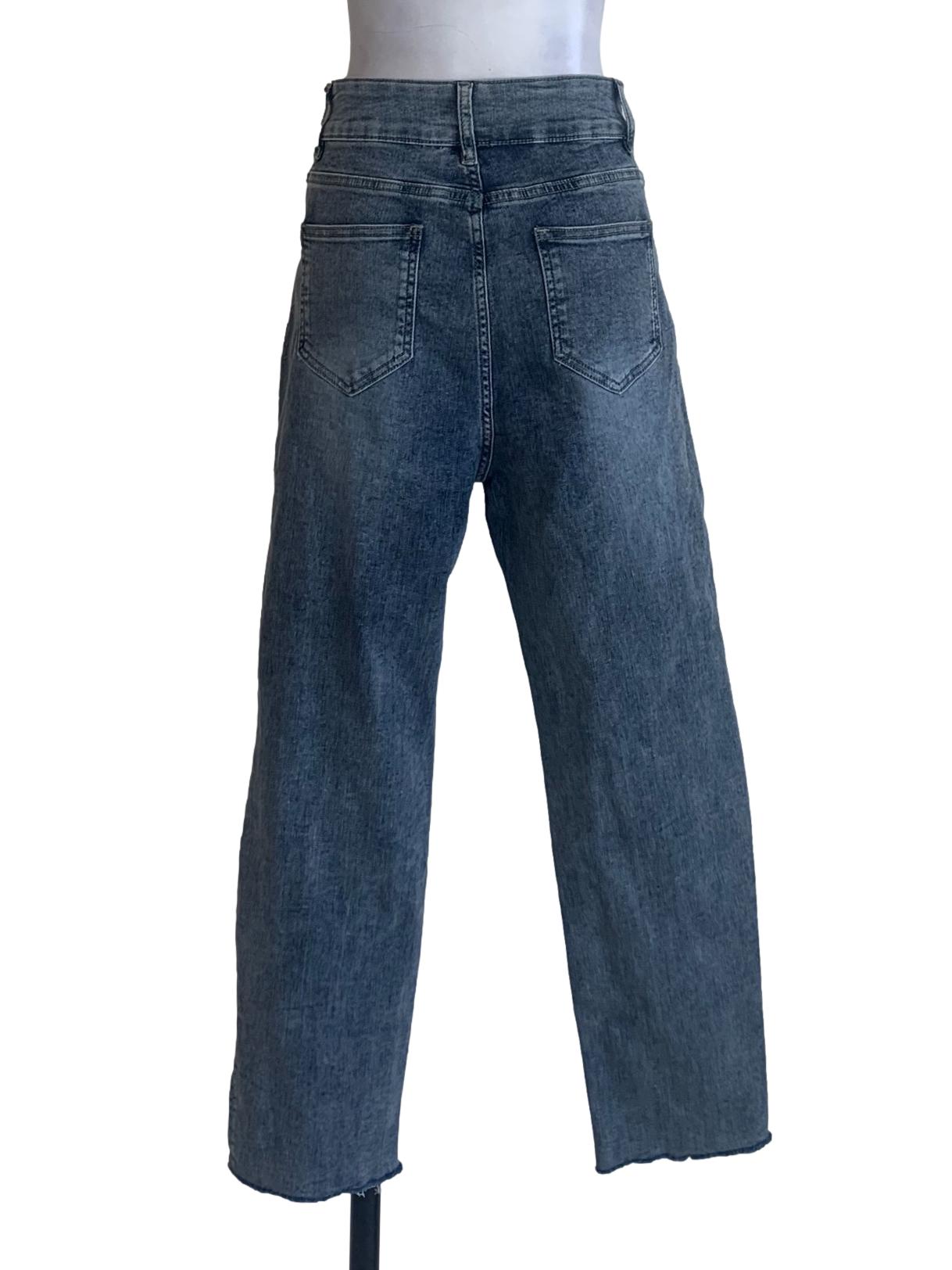 Denim Blue Straight Cut Jean