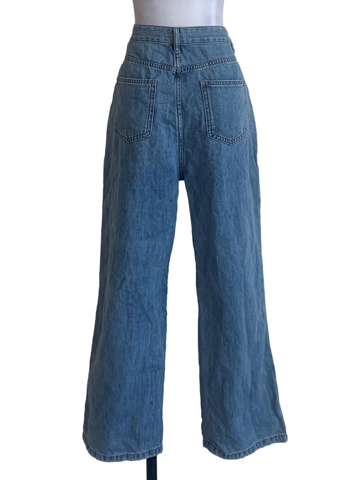Denim Blue Distressed Jean