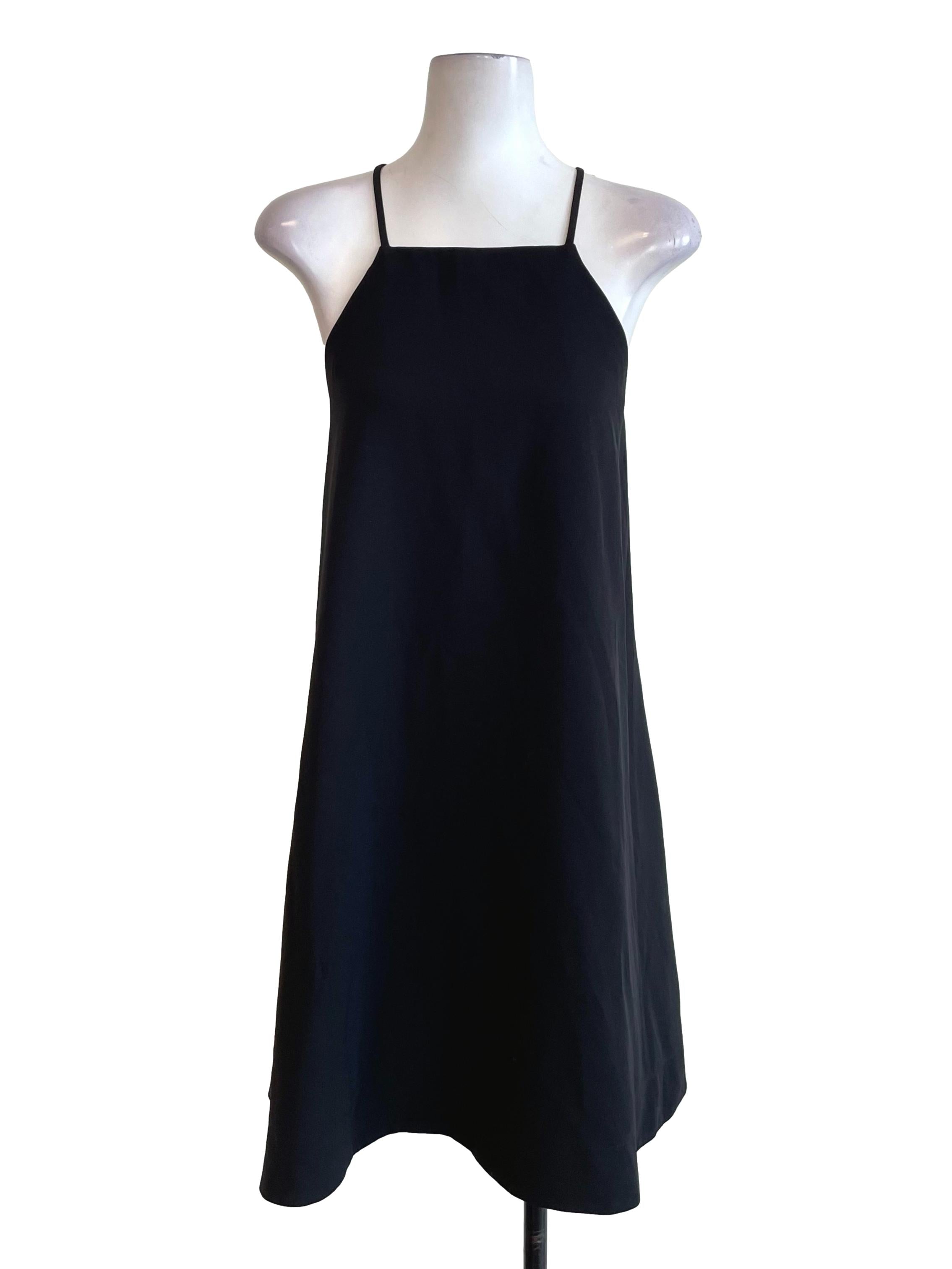 Black Crossed Back Tent Dress LB