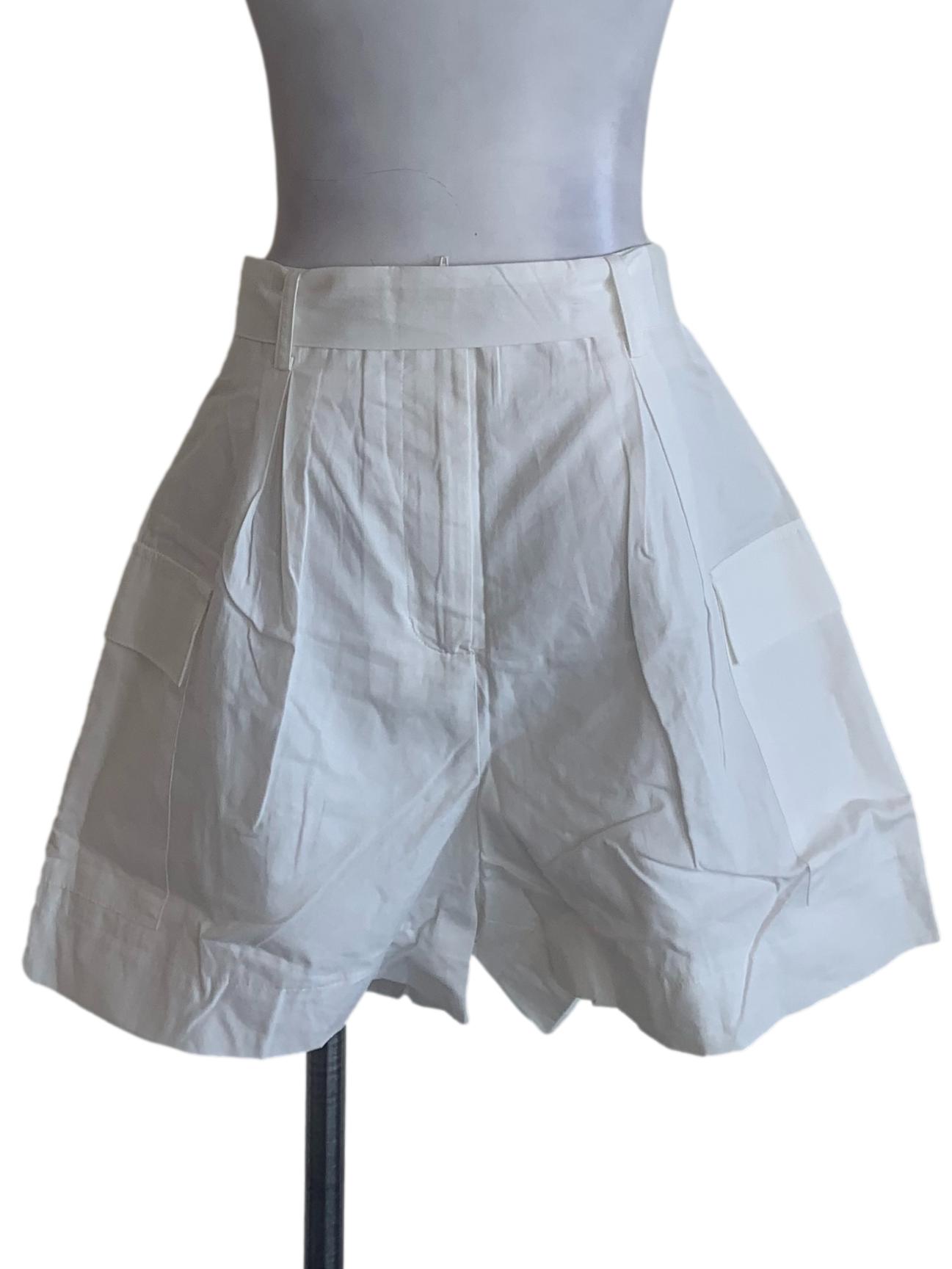 Cotton White Short
