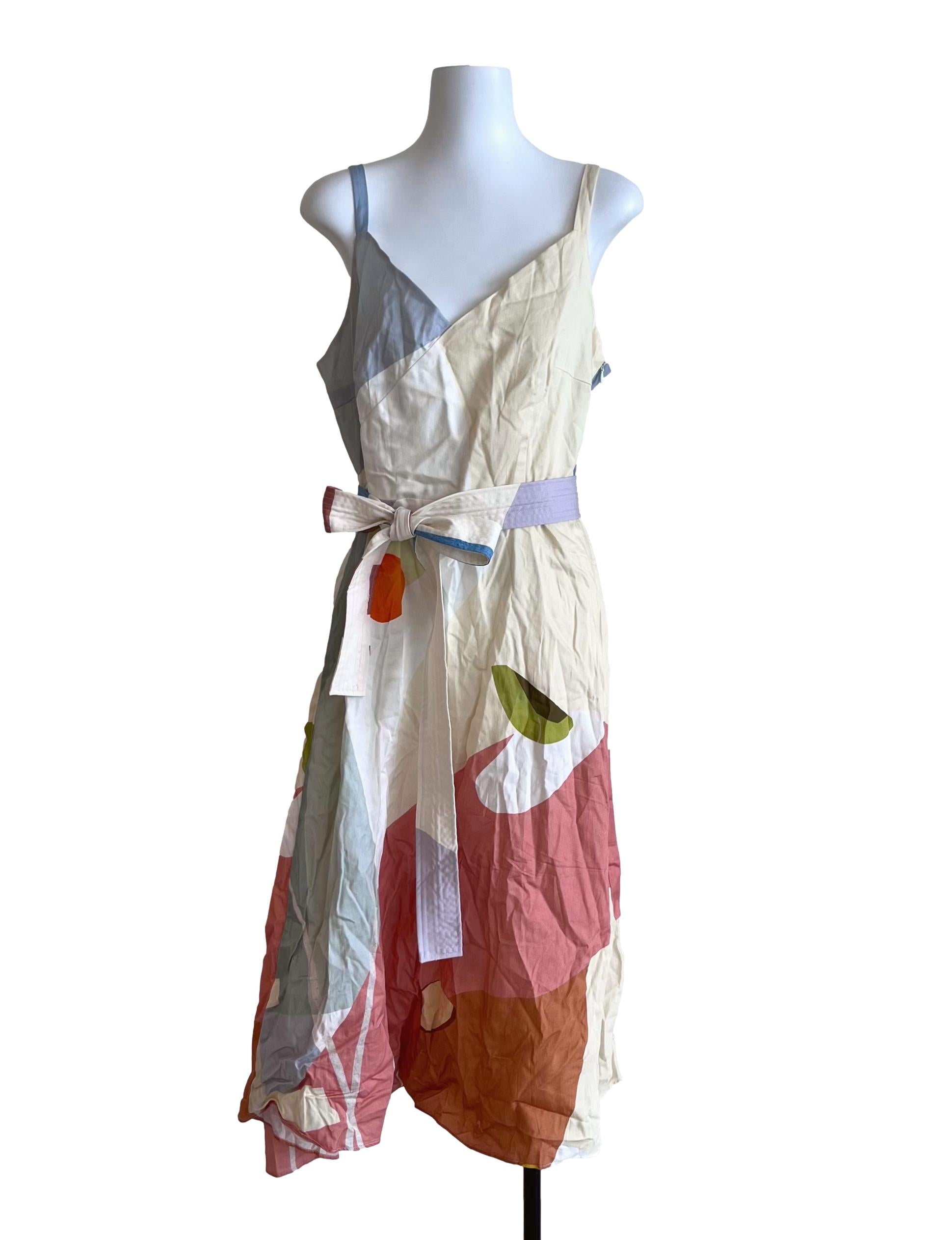 Morning White Cotton Midi Dress OSN