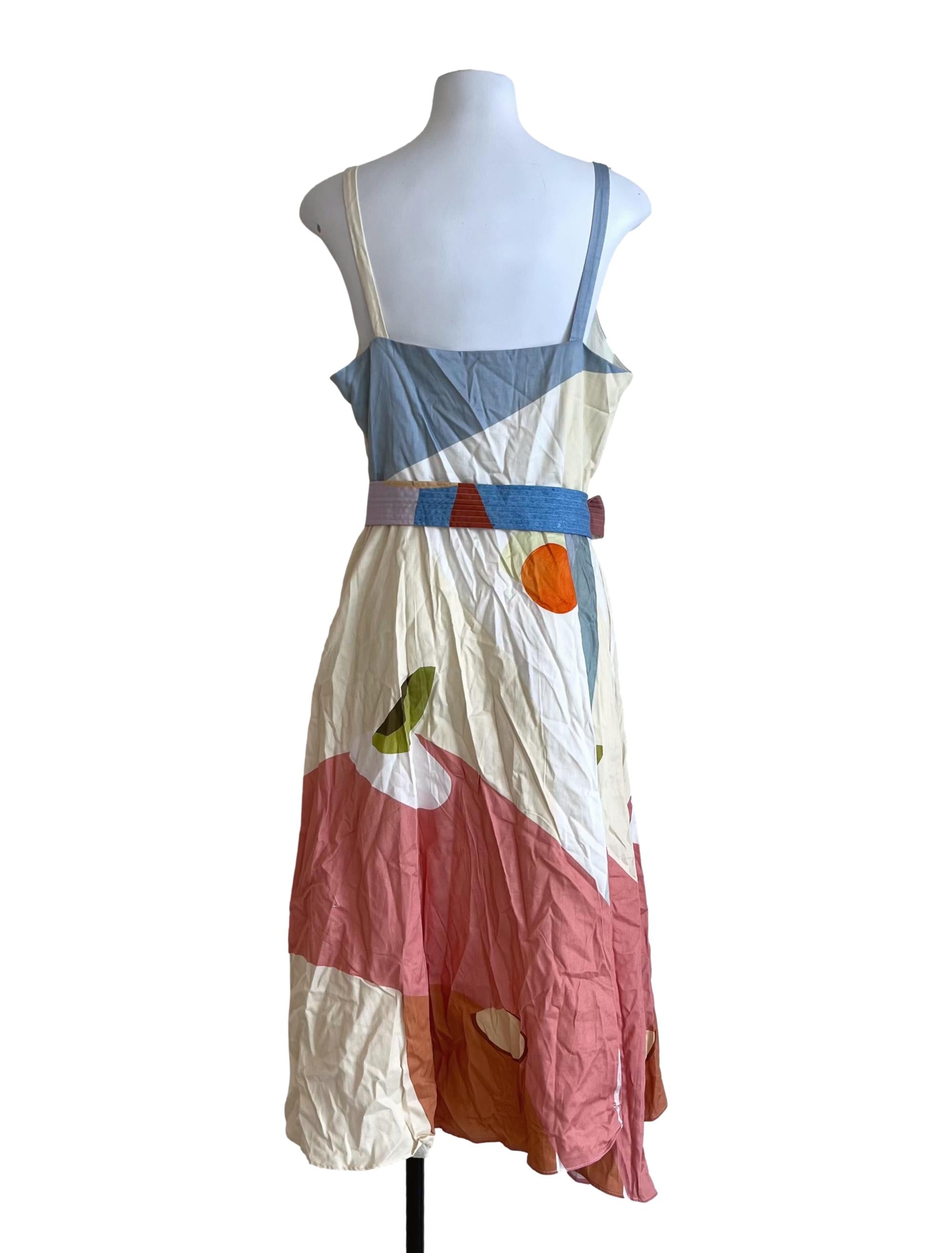 Morning White Cotton Midi Dress OSN