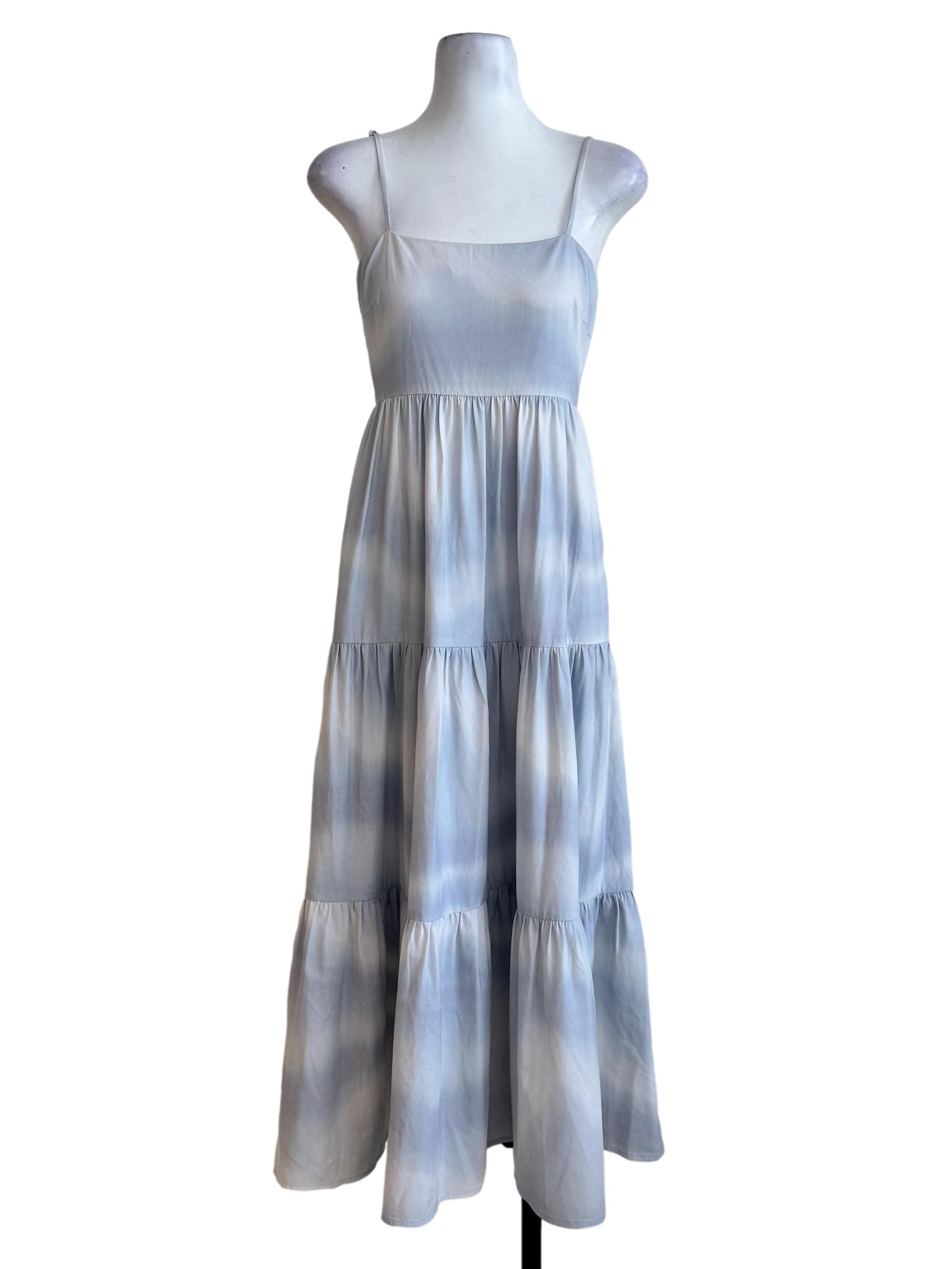 Light Pastel Blue Maxi Dress