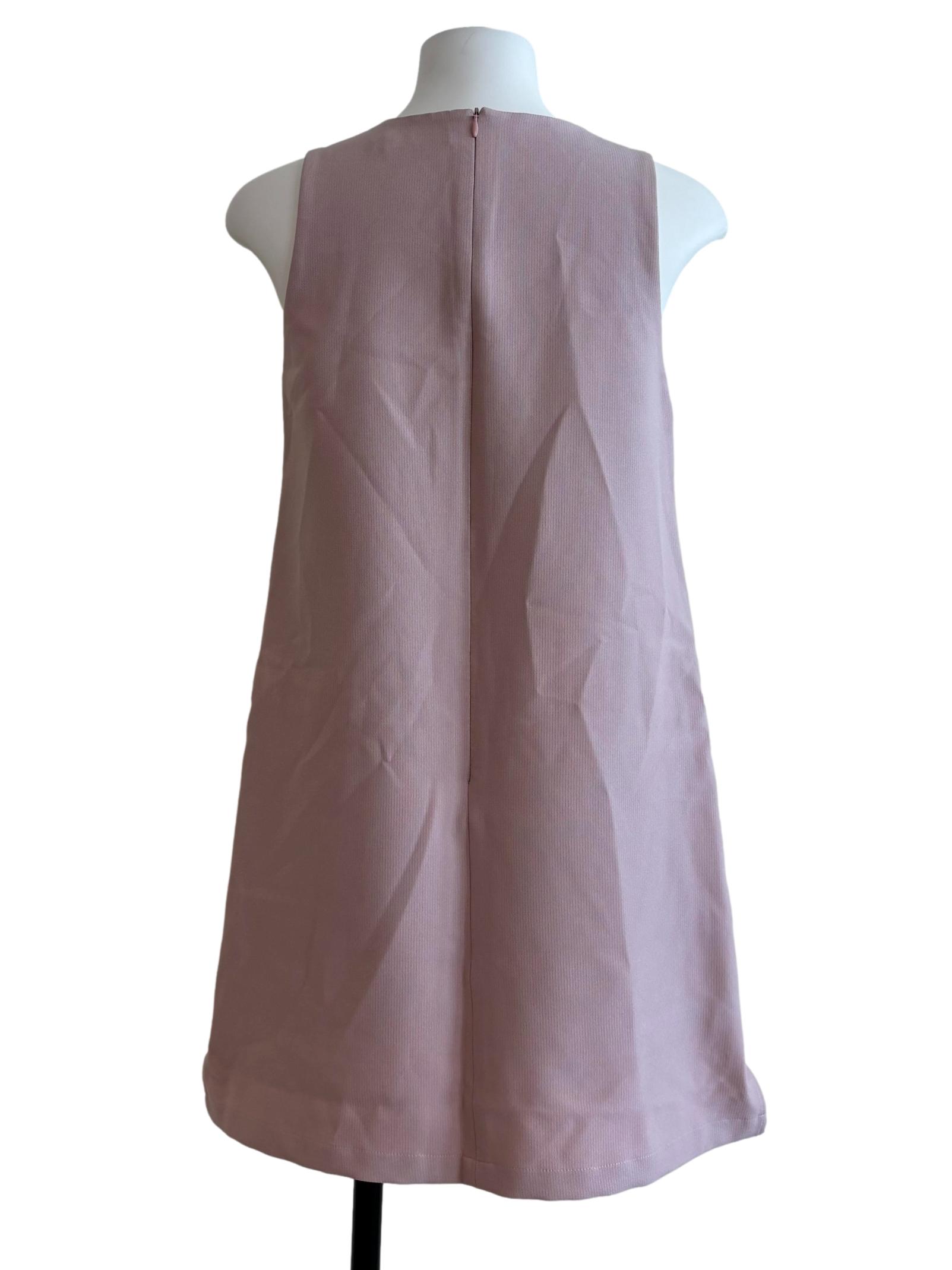 Nude Pink Sleeveless Dress