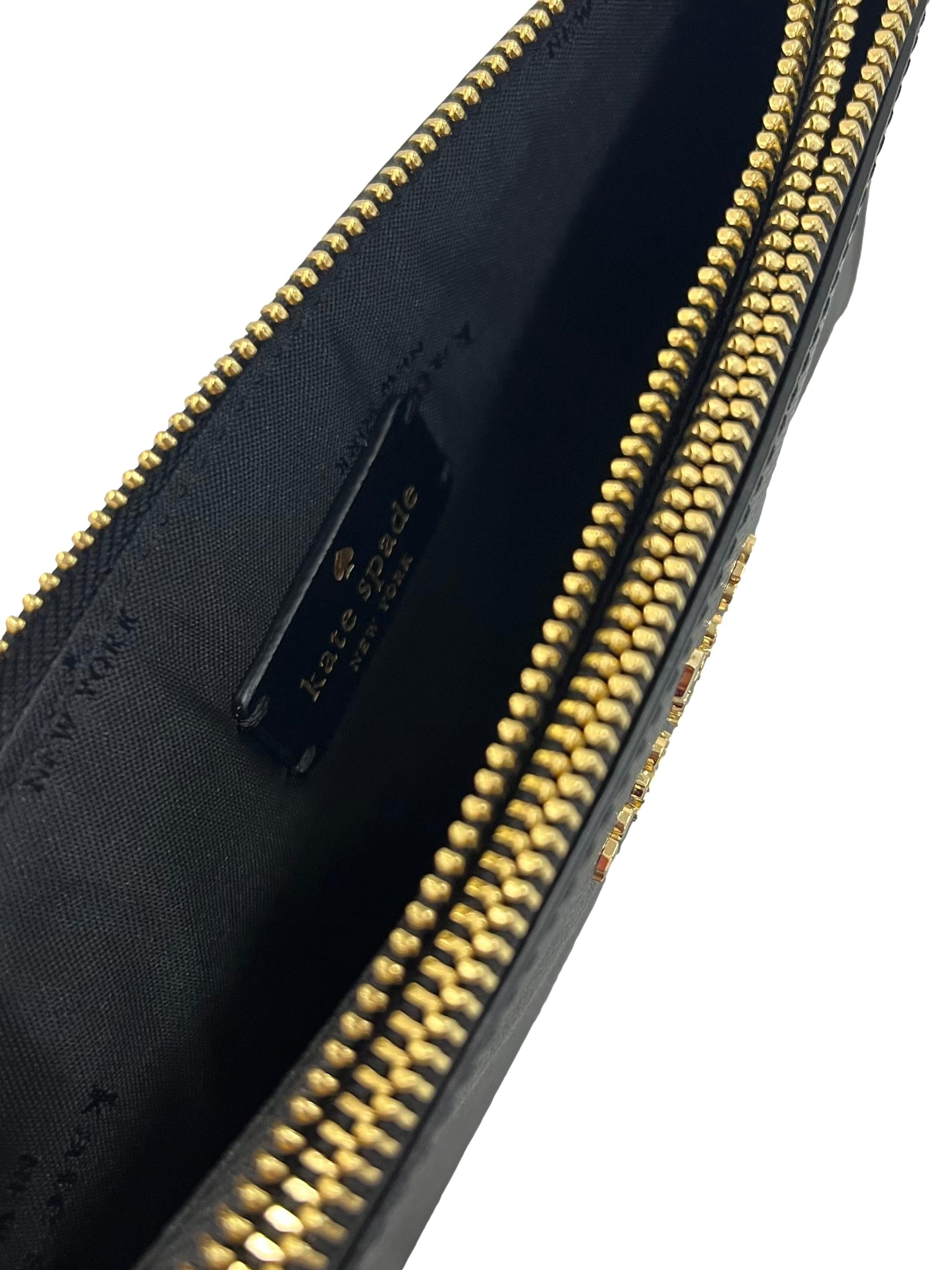 Black Saffiano Leather Madison Wristlet CSN