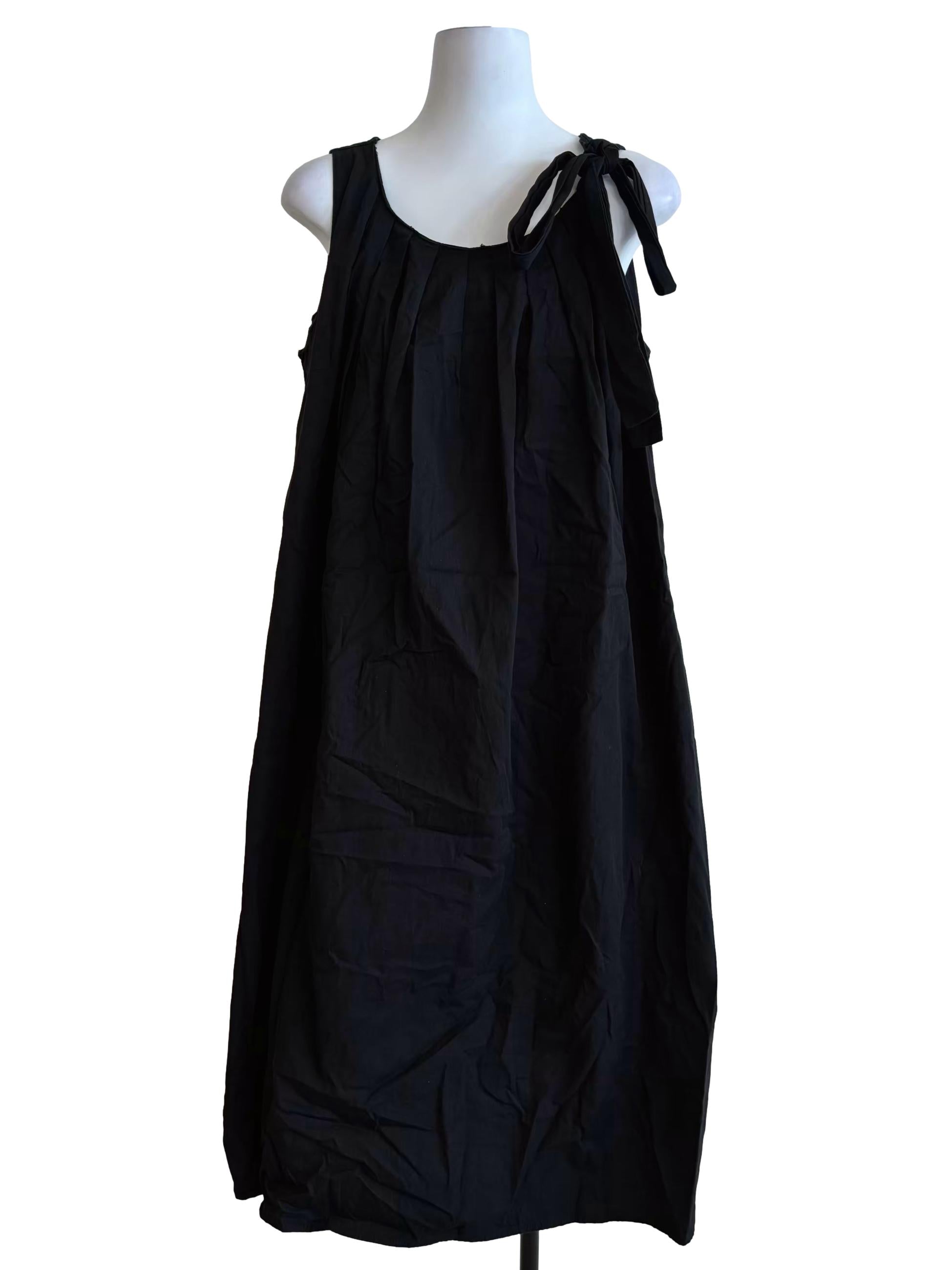 Black Dolly Cotton Dress