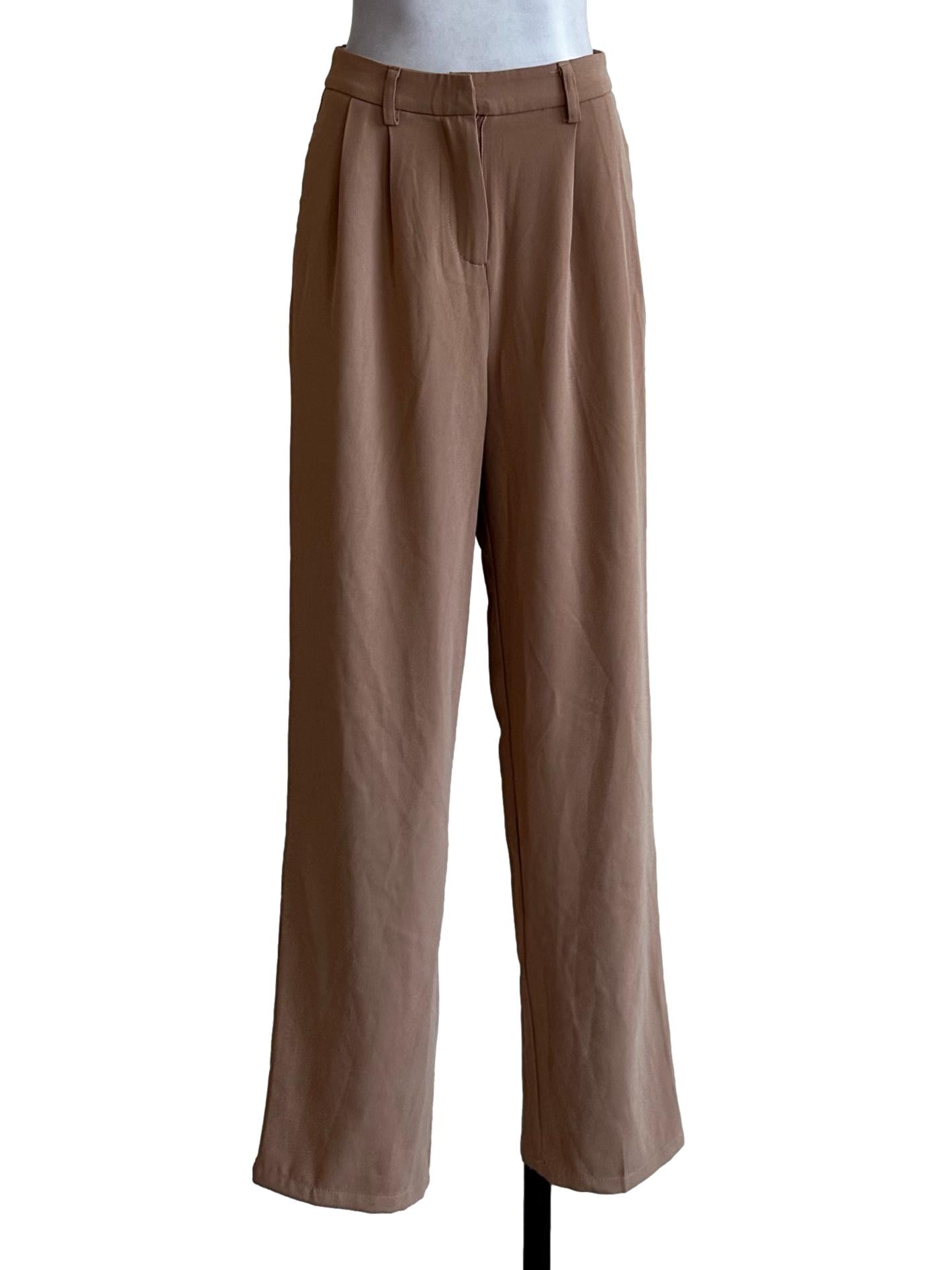 Light Brown Plain Pants